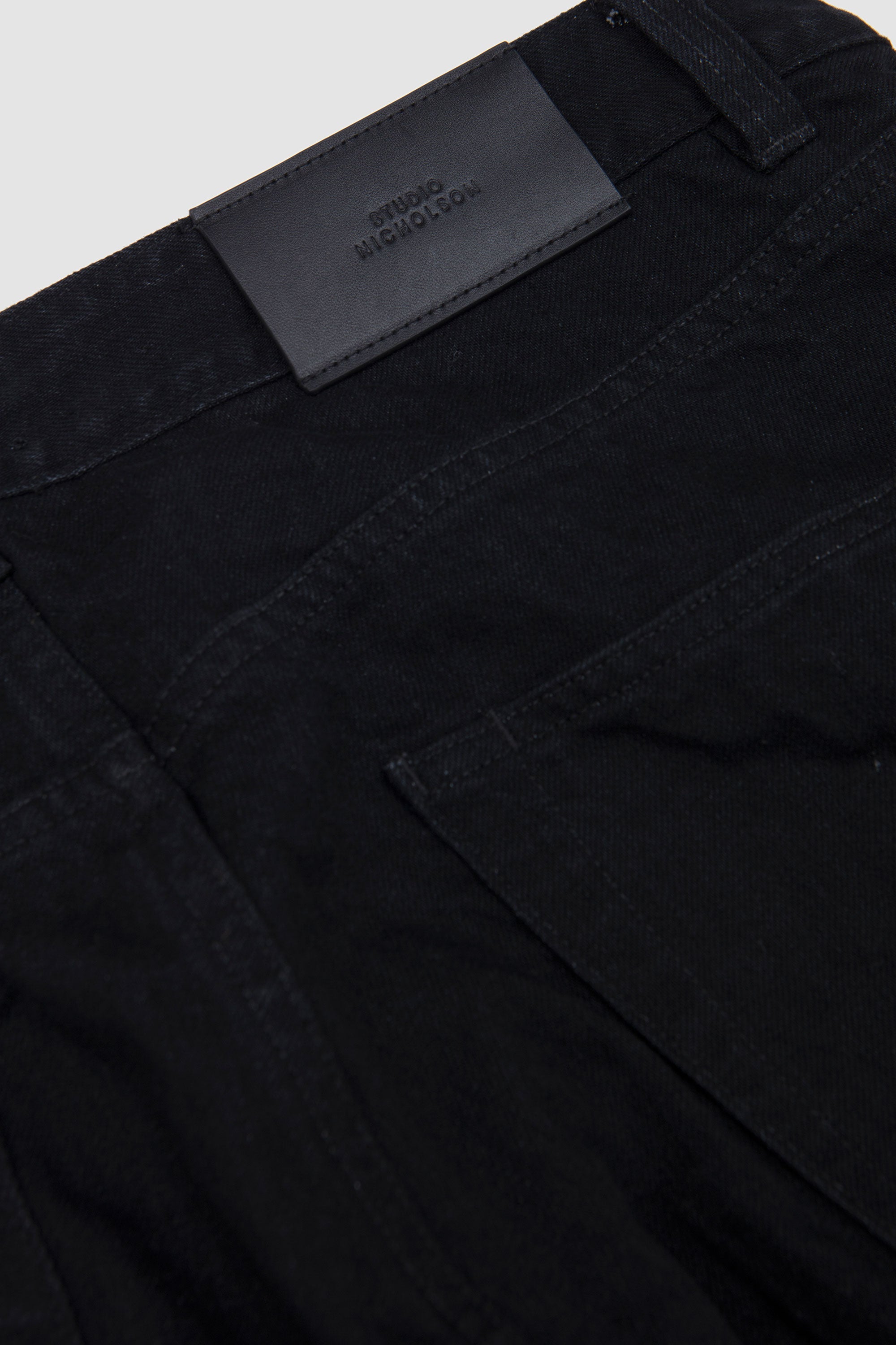 Seb Crinkle Denim Jean Black