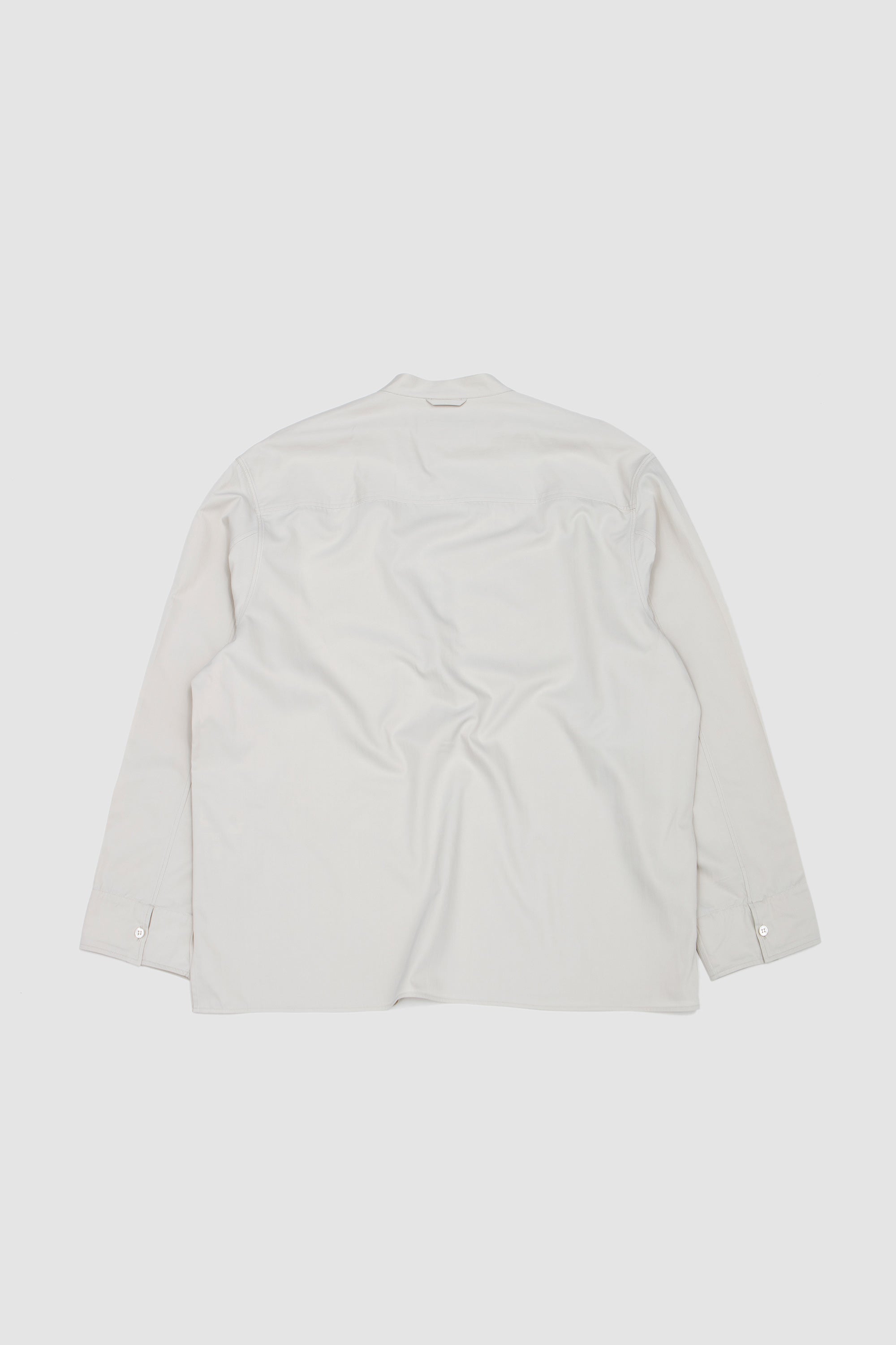Solis Drape Collar Shirt Bone_4