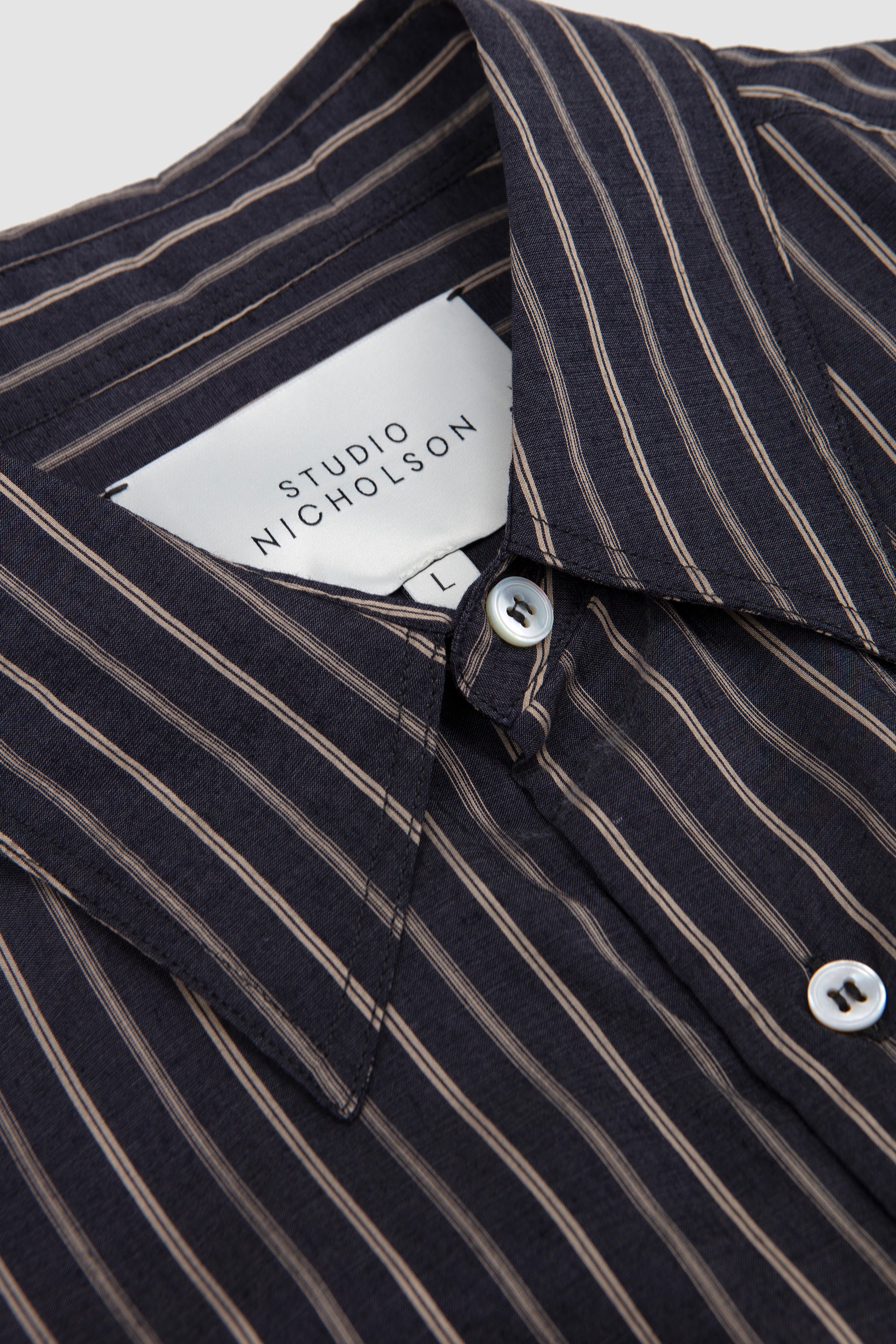SPORTIVO [Sorono shirt indigo stripe]