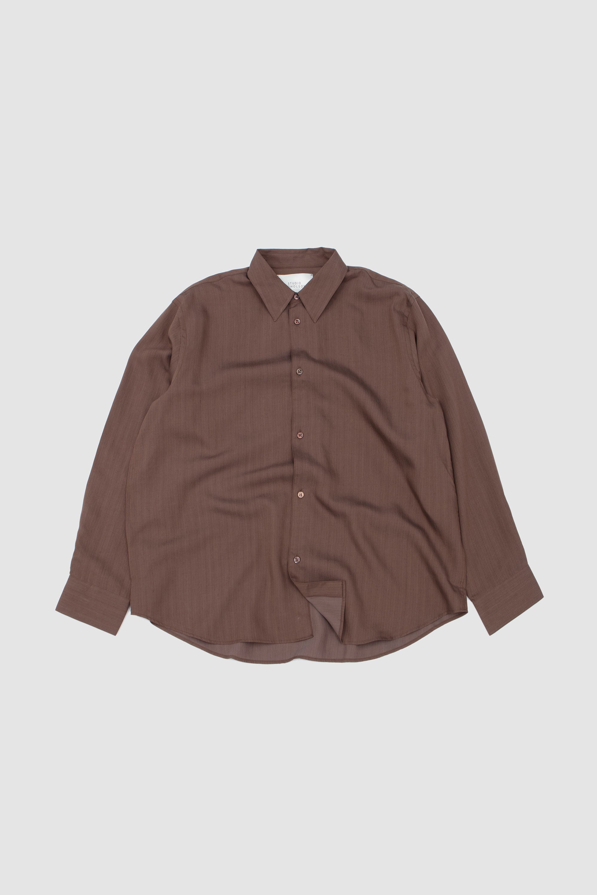 View Boxy Oversized Shirt Brown