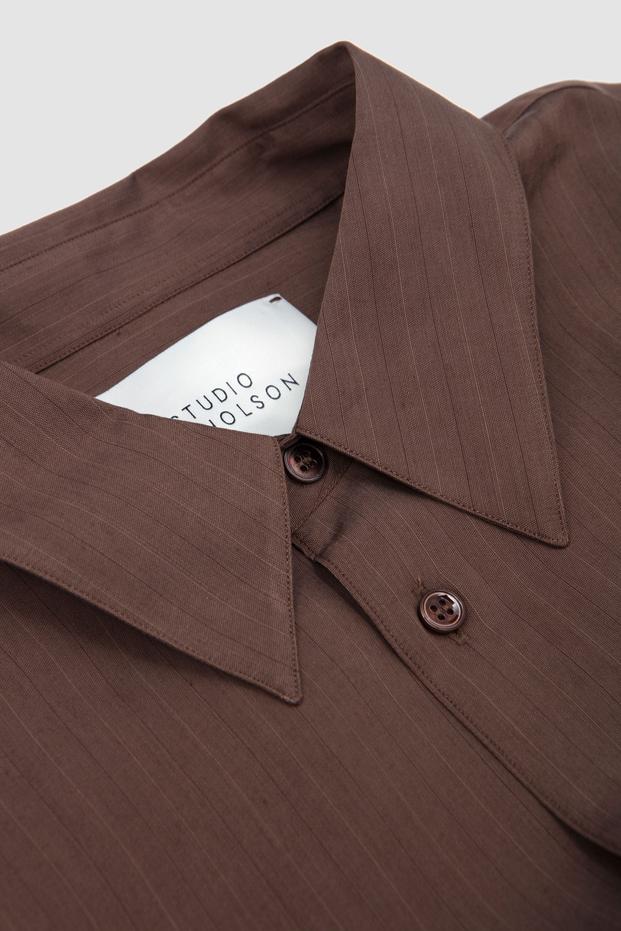 View Boxy Oversized Shirt Brown