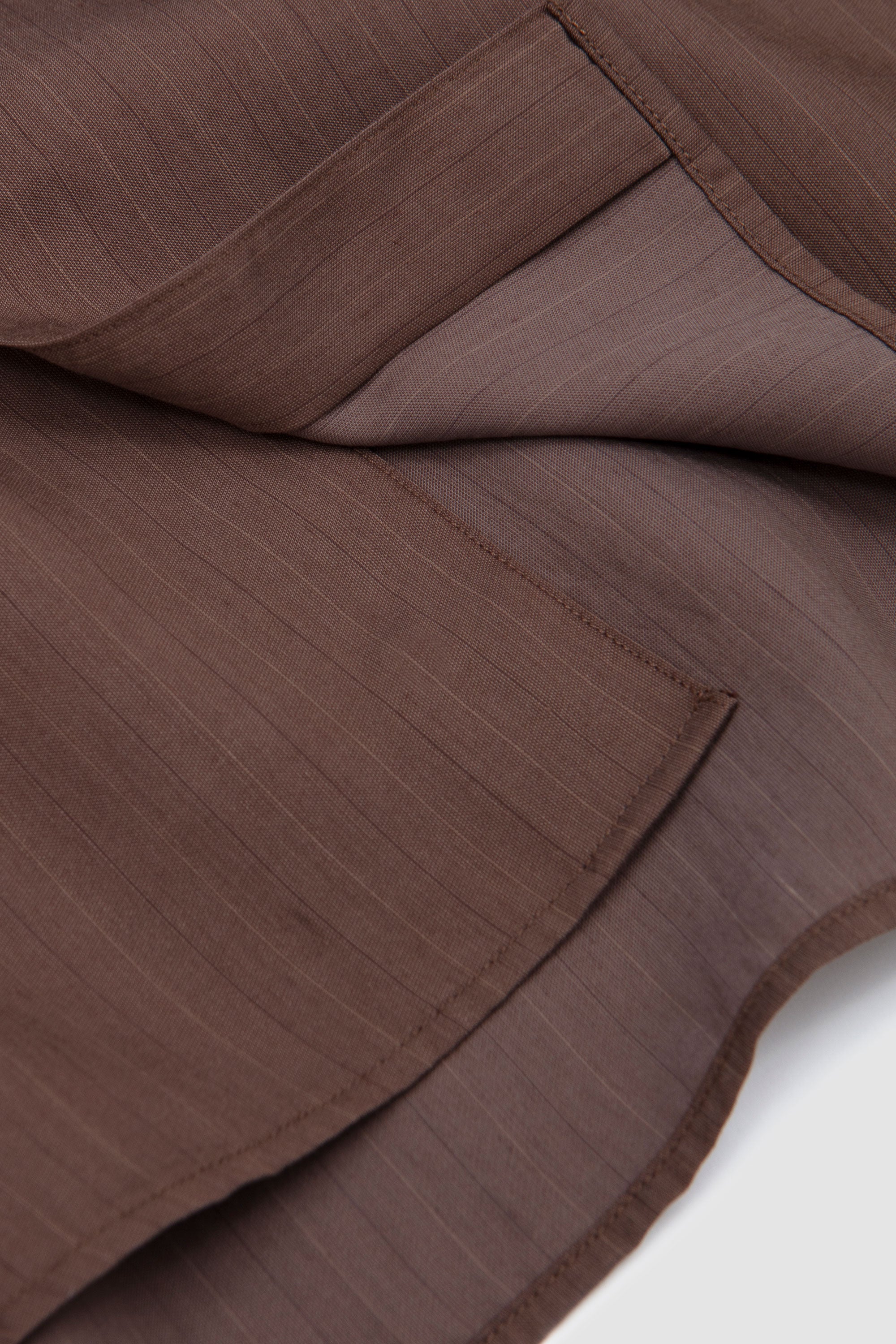 View Boxy Oversized Shirt Brown