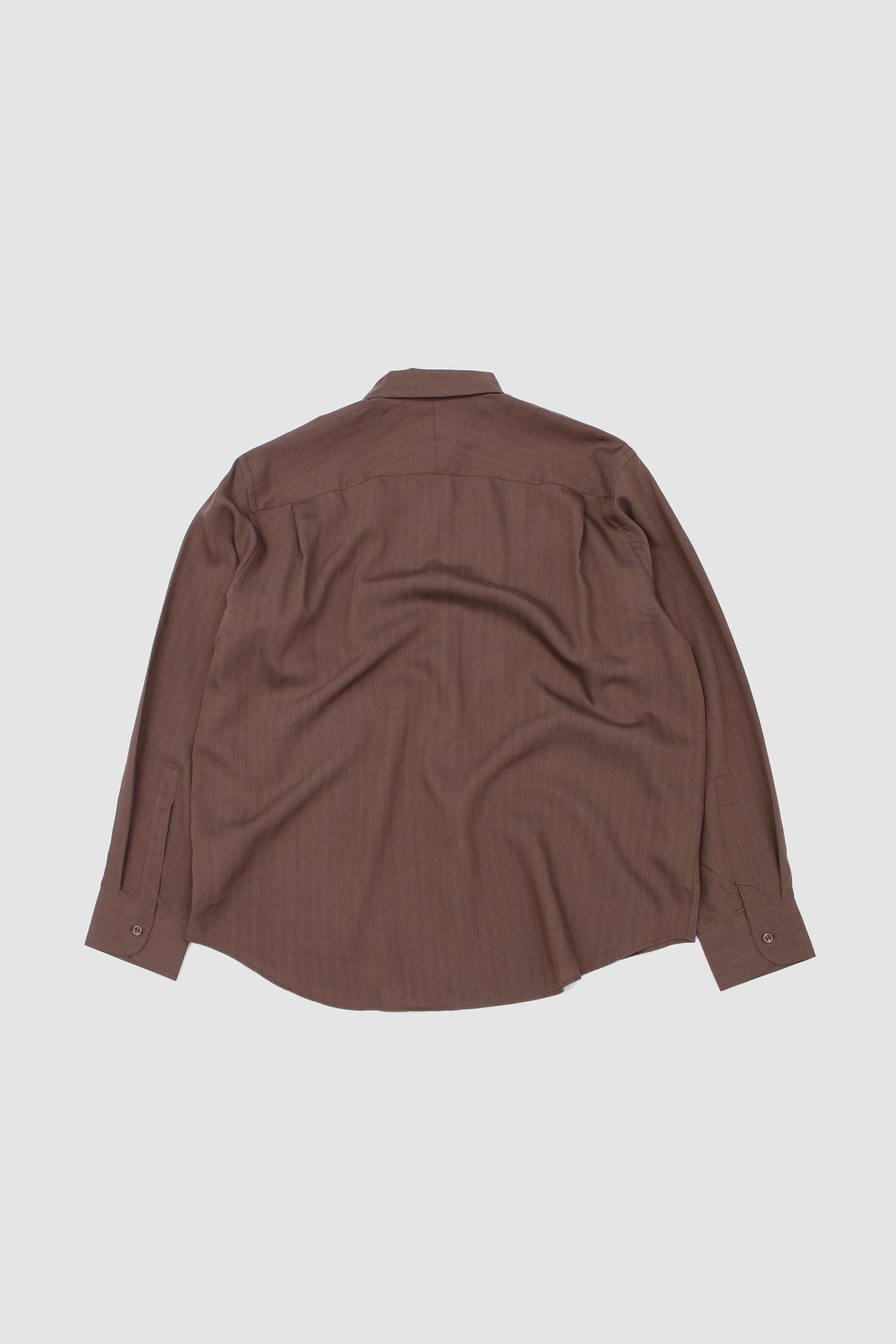 View Boxy Oversized Shirt Brown_4