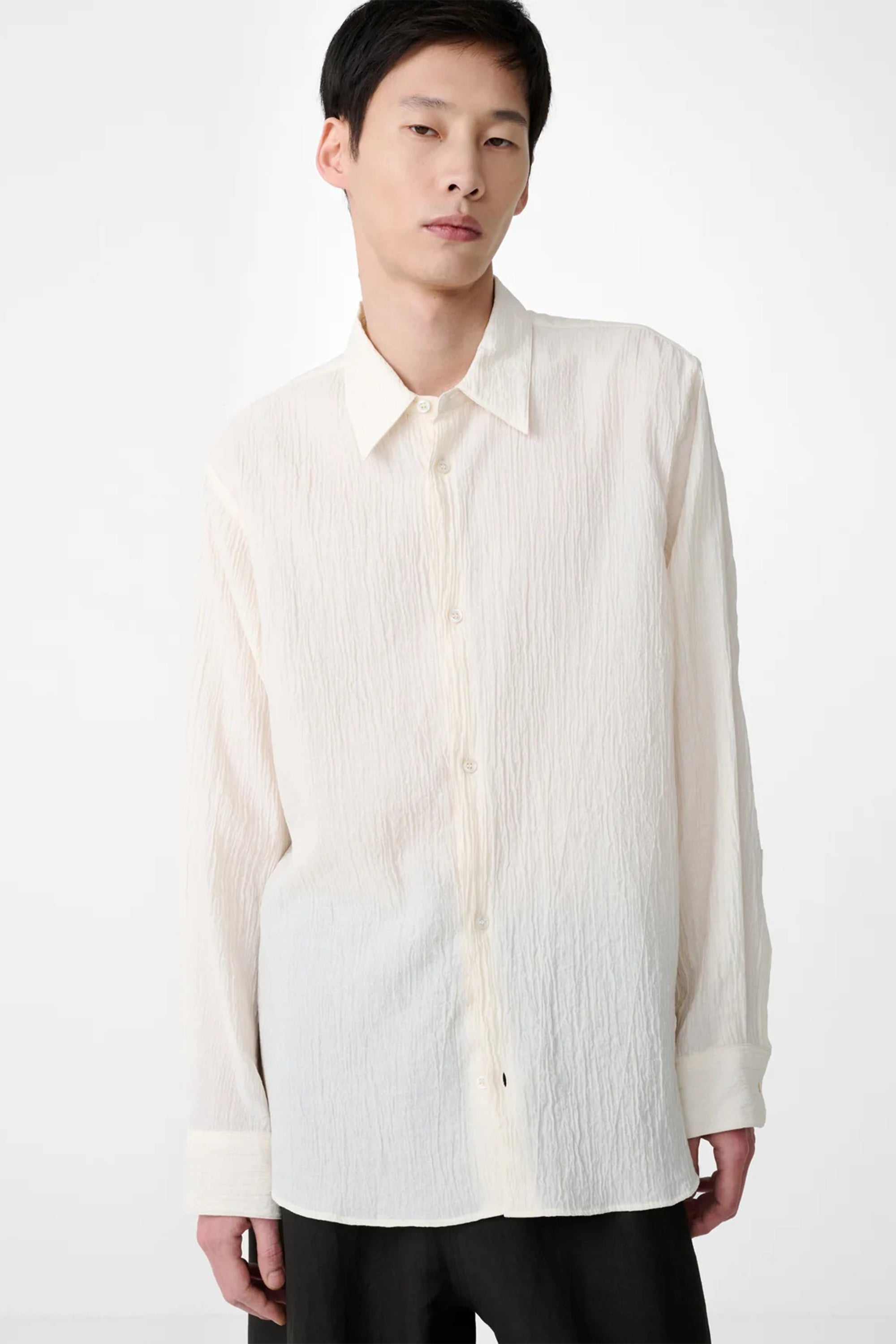 View Boxy Oversized Shirt Milk