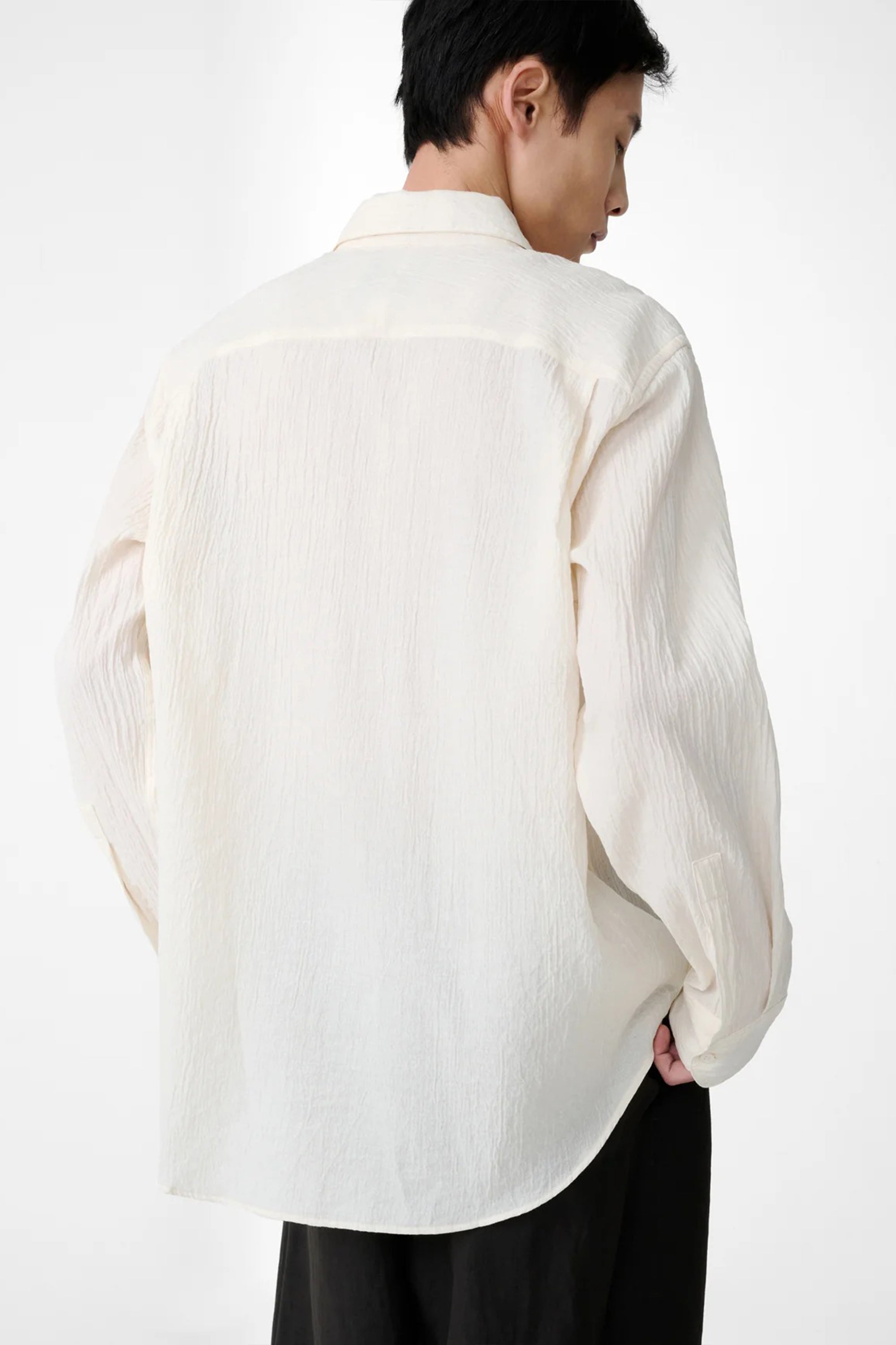 View Boxy Oversized Shirt Milk