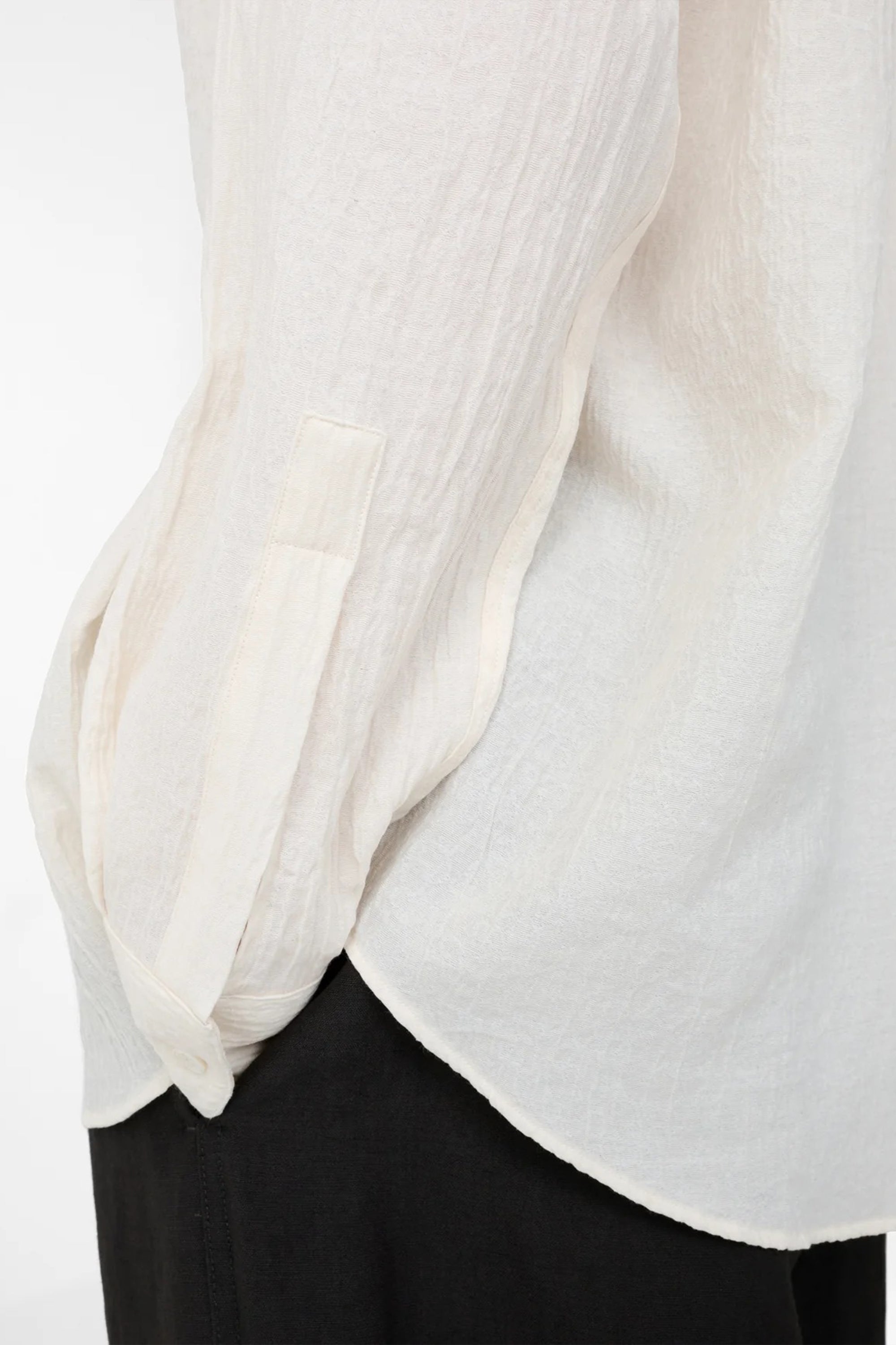View Boxy Oversized Shirt Milk_5