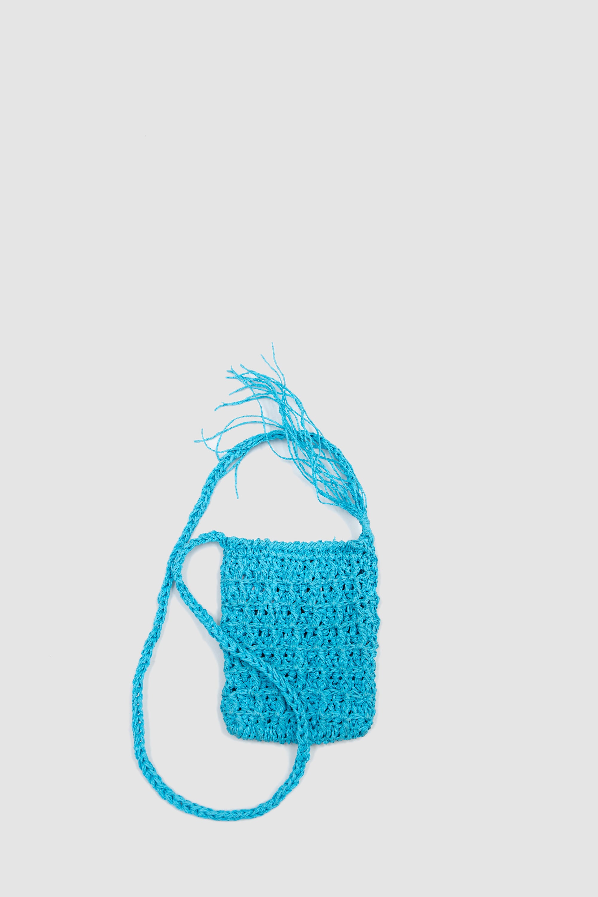 Hand Paper Sacoche Turquoise Blue_4