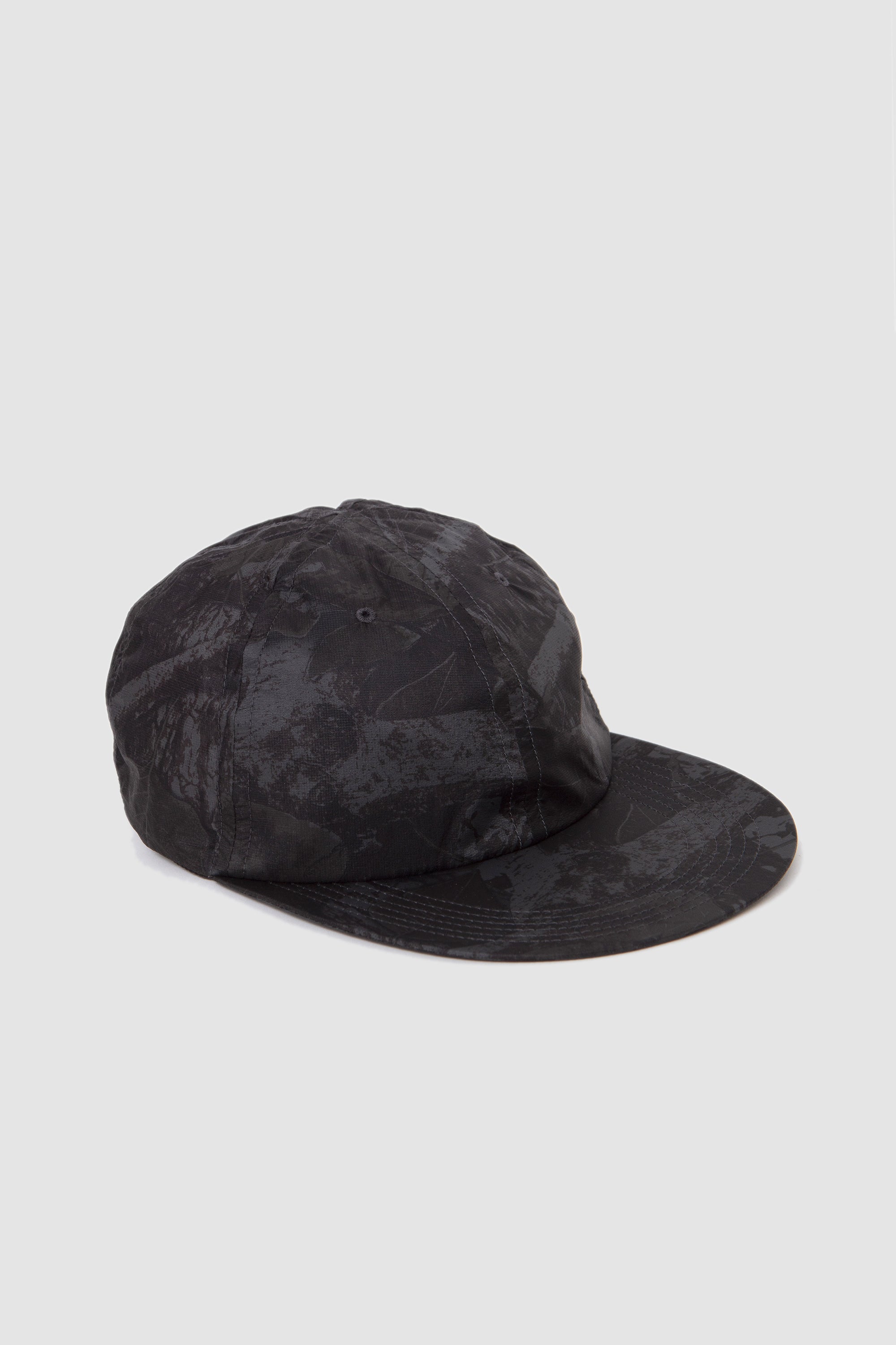 Long Brim 6Panel Cap Realtree Camo Black_1