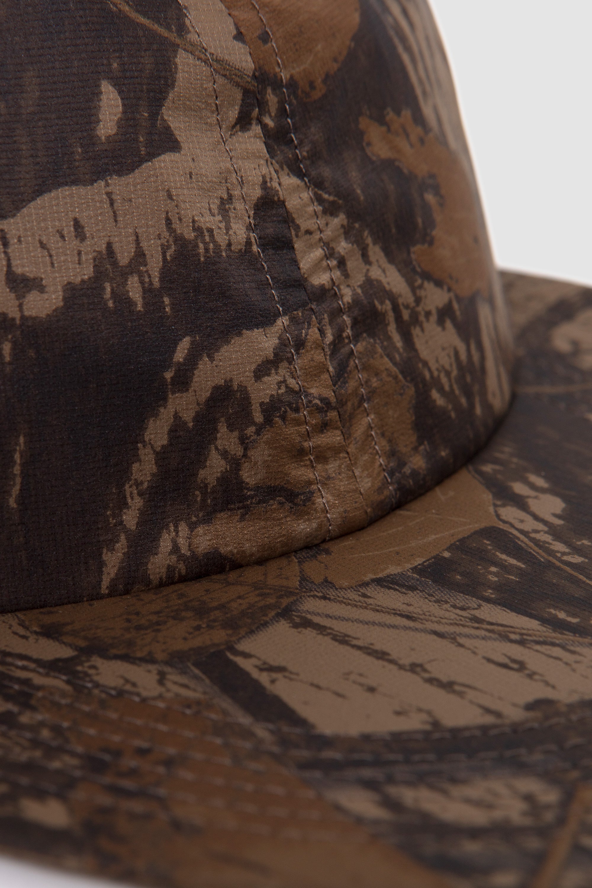 Long Brim 6Panel Cap Realtree Camo Brown
