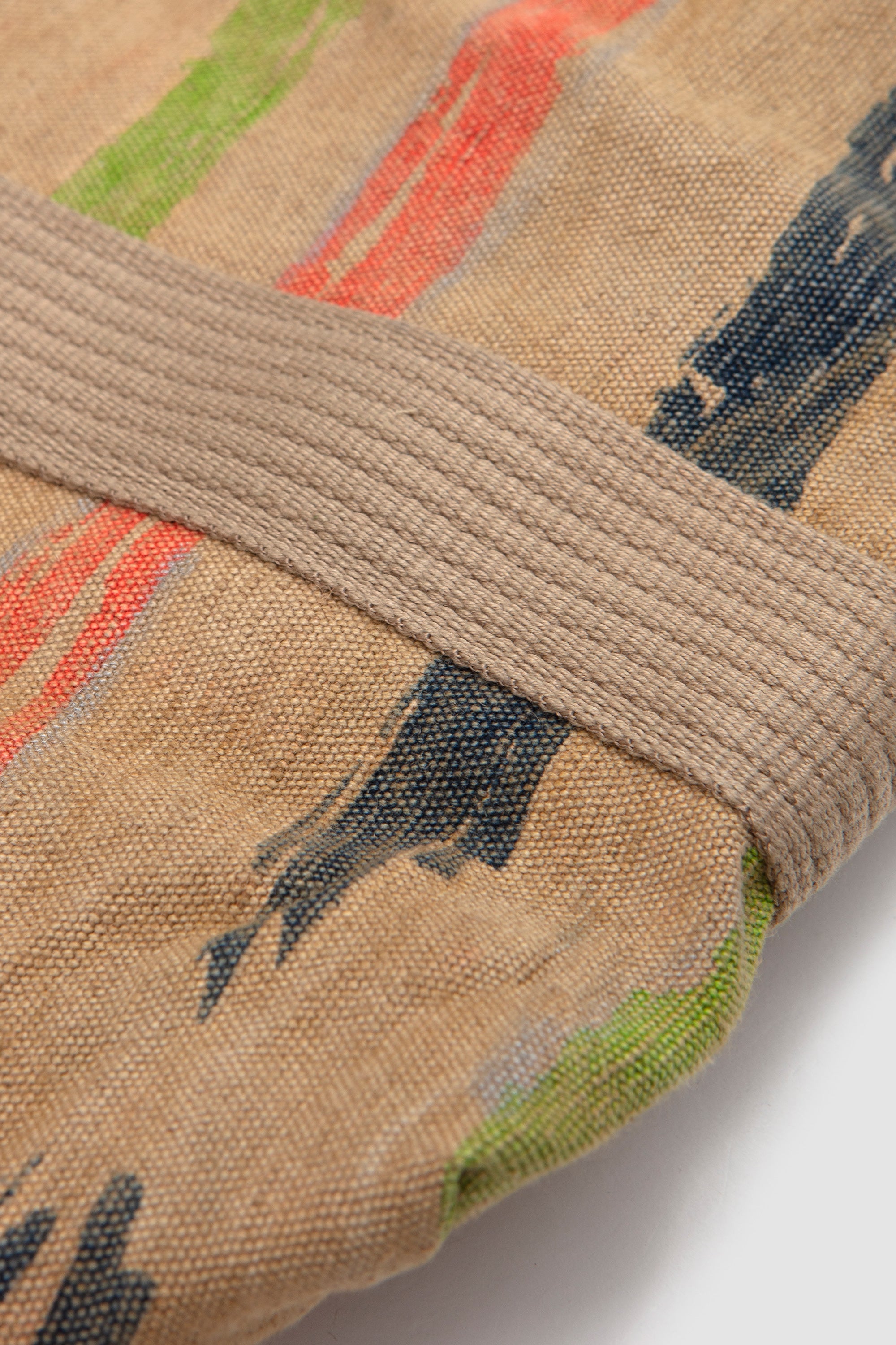 Nomad Canvas Tote Bag Beige / Border_3