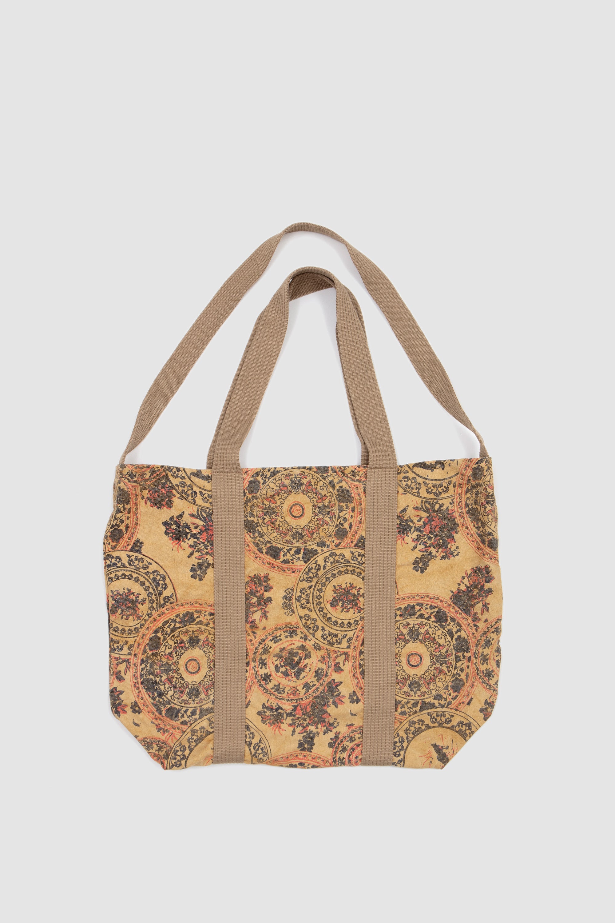Nomad Canvas Tote Bag Beige / Pattern