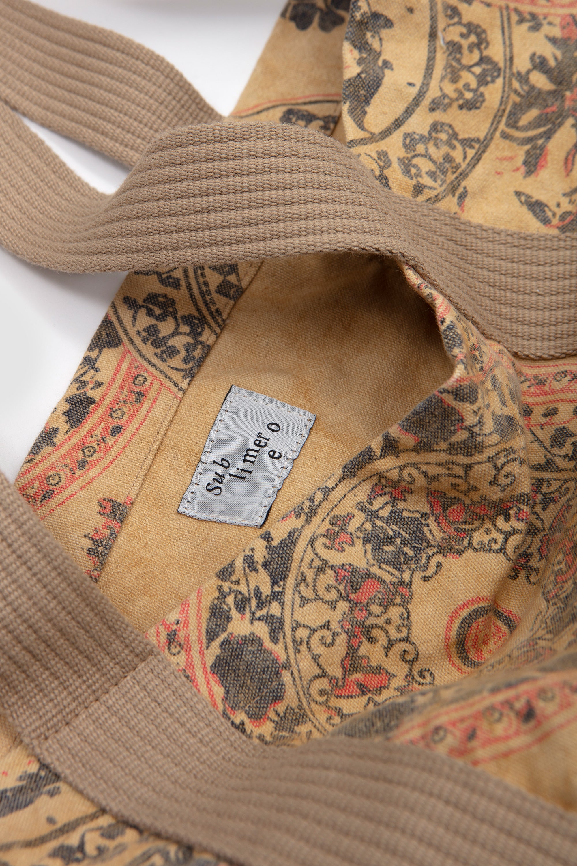 Nomad Canvas Tote Bag Beige / Pattern_2