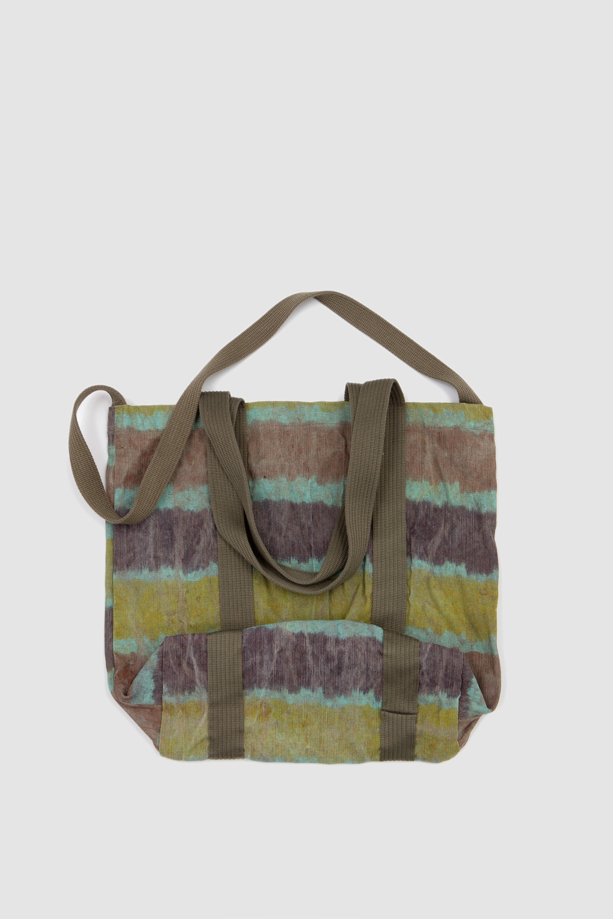 Nomad Canvas Tote Bag Olive / Border_4