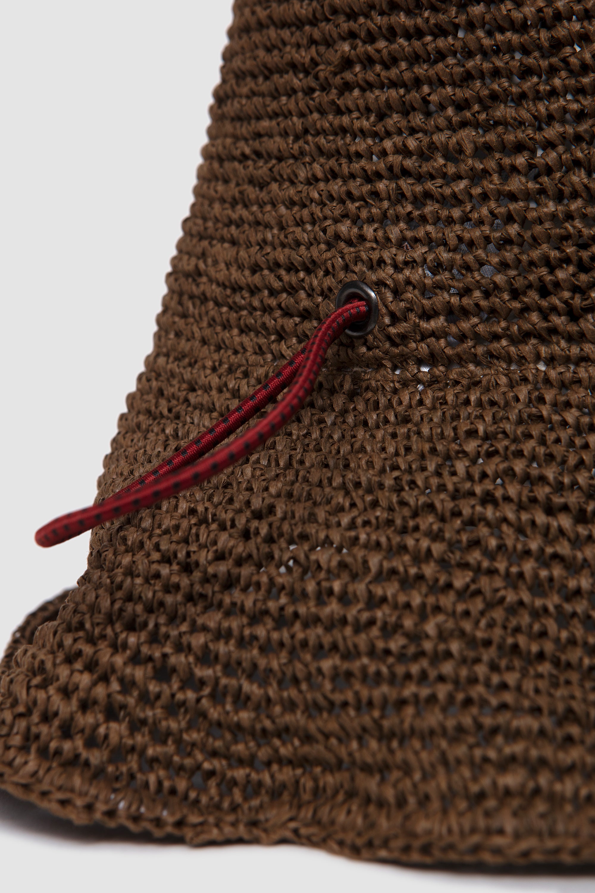 Paper Croche Ball Hat Brown