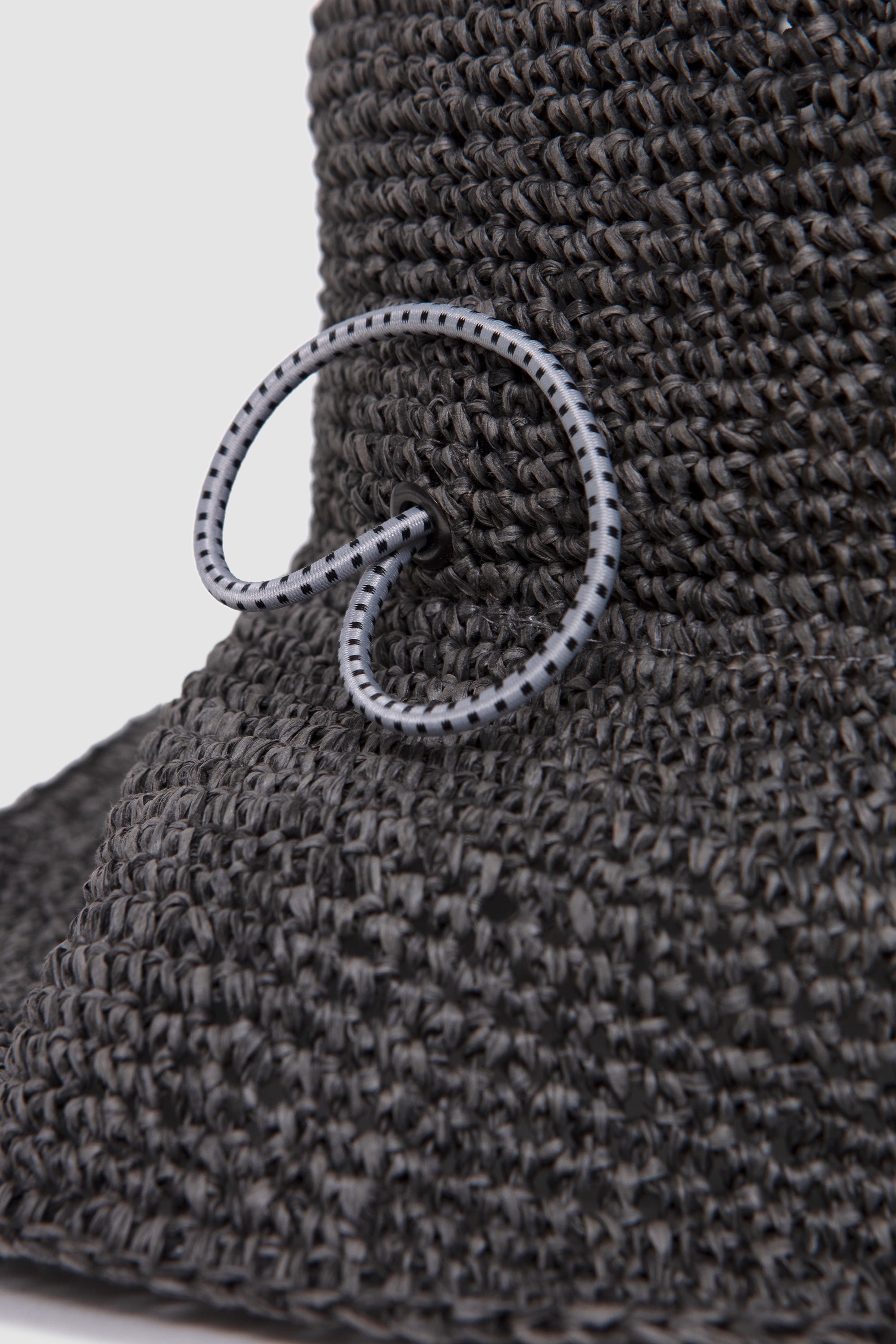 Paper Croche Ball Hat Dark Charcoal