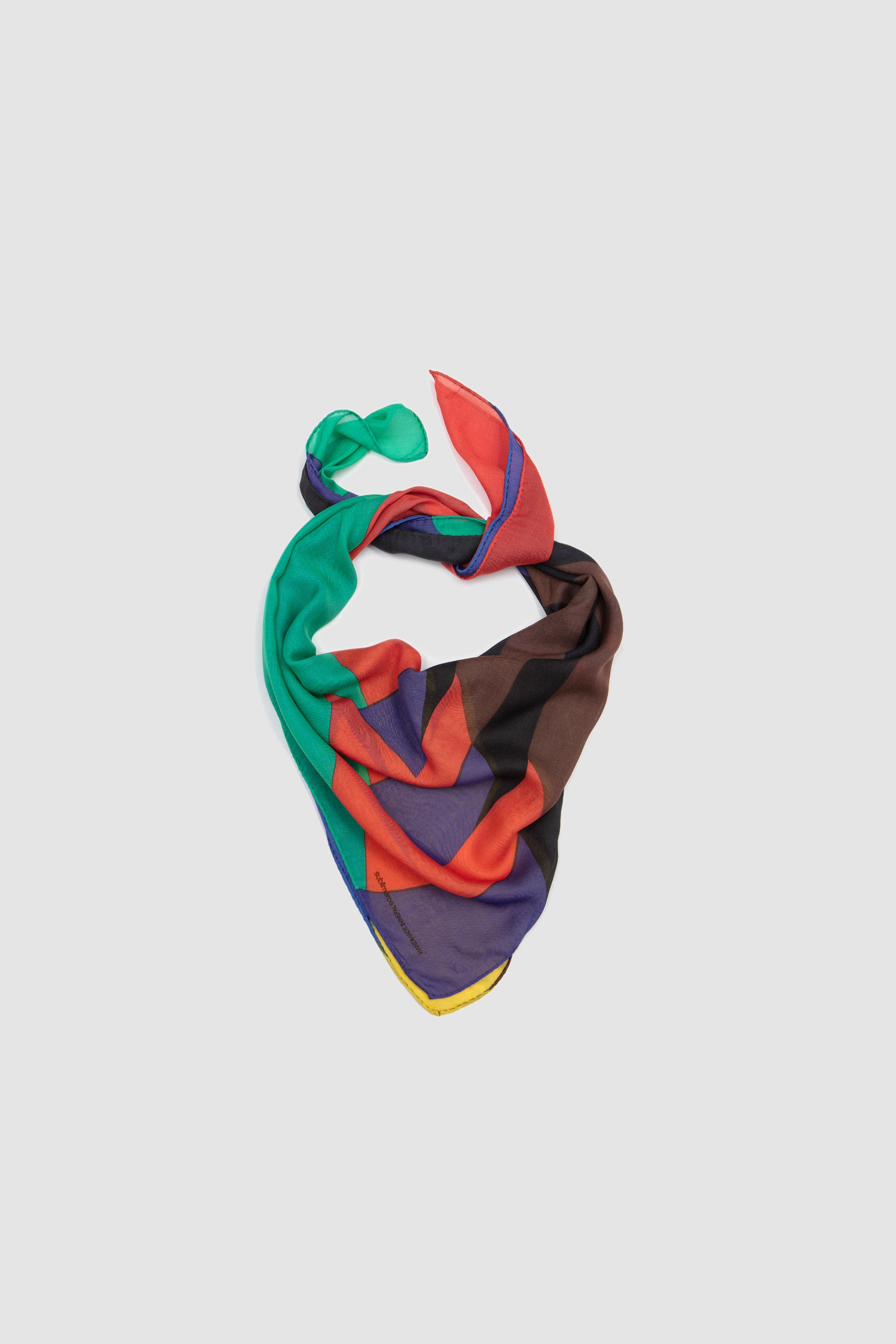 Pattern Big Scarf C-Type