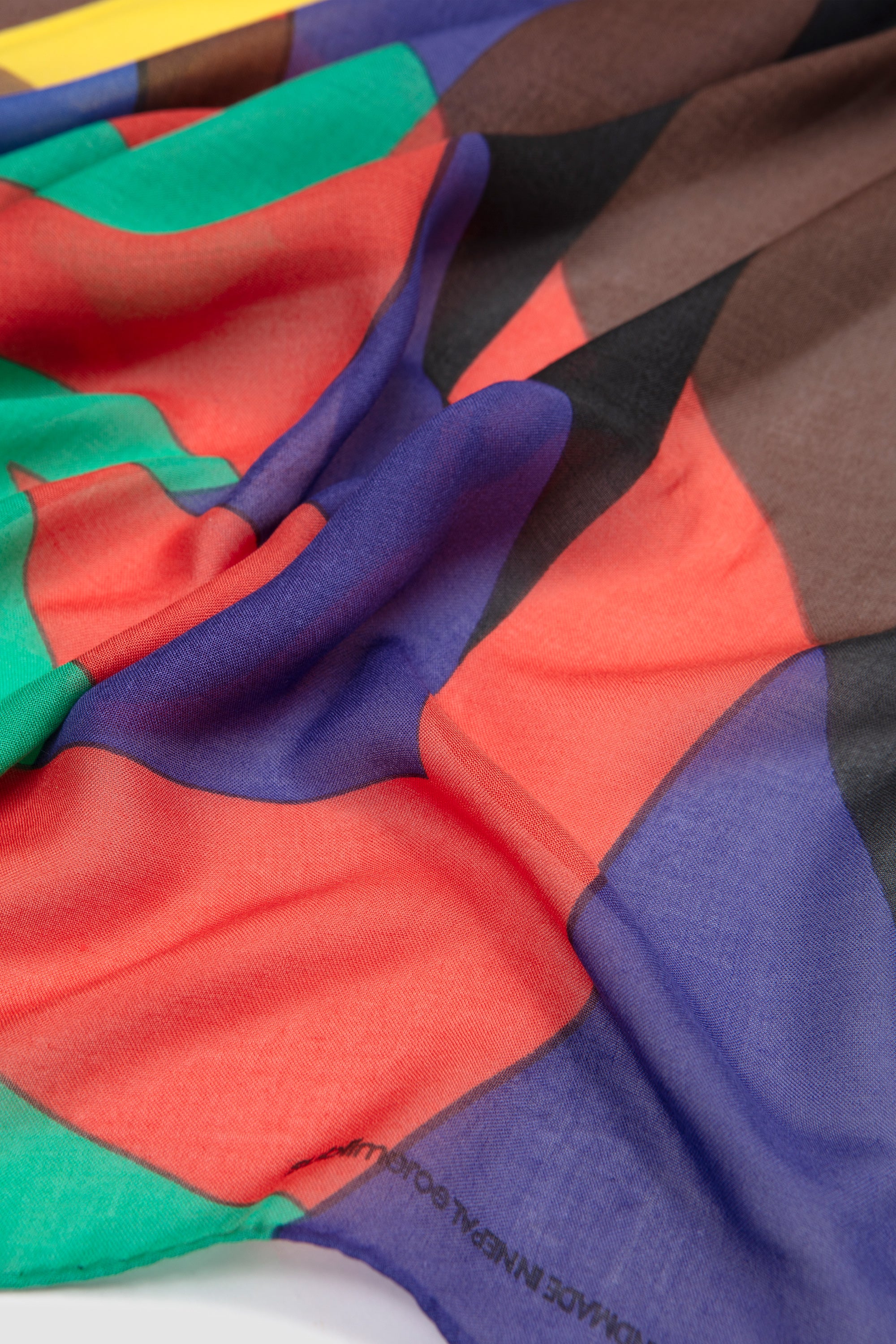 Pattern Big Scarf C-Type