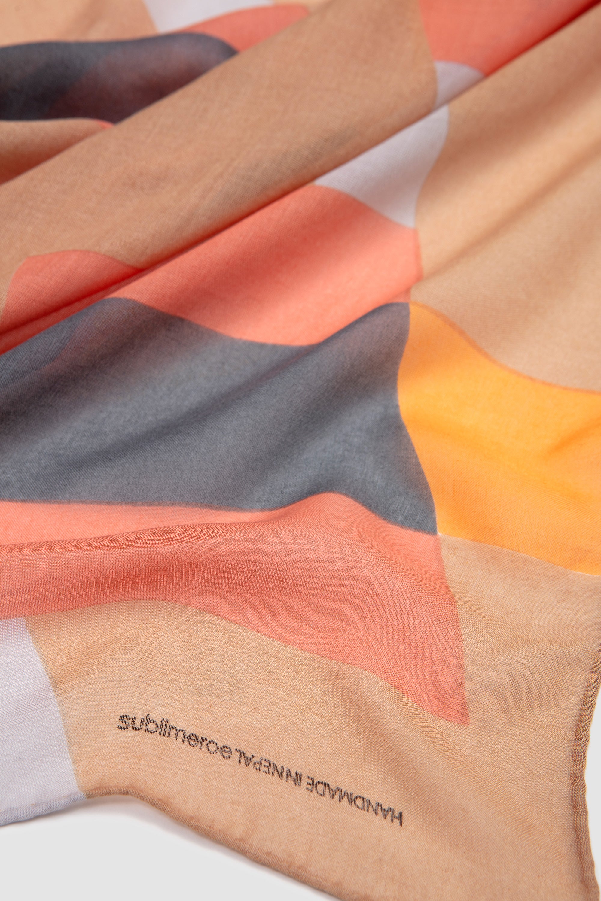 Pattern Big Scarf F-Type