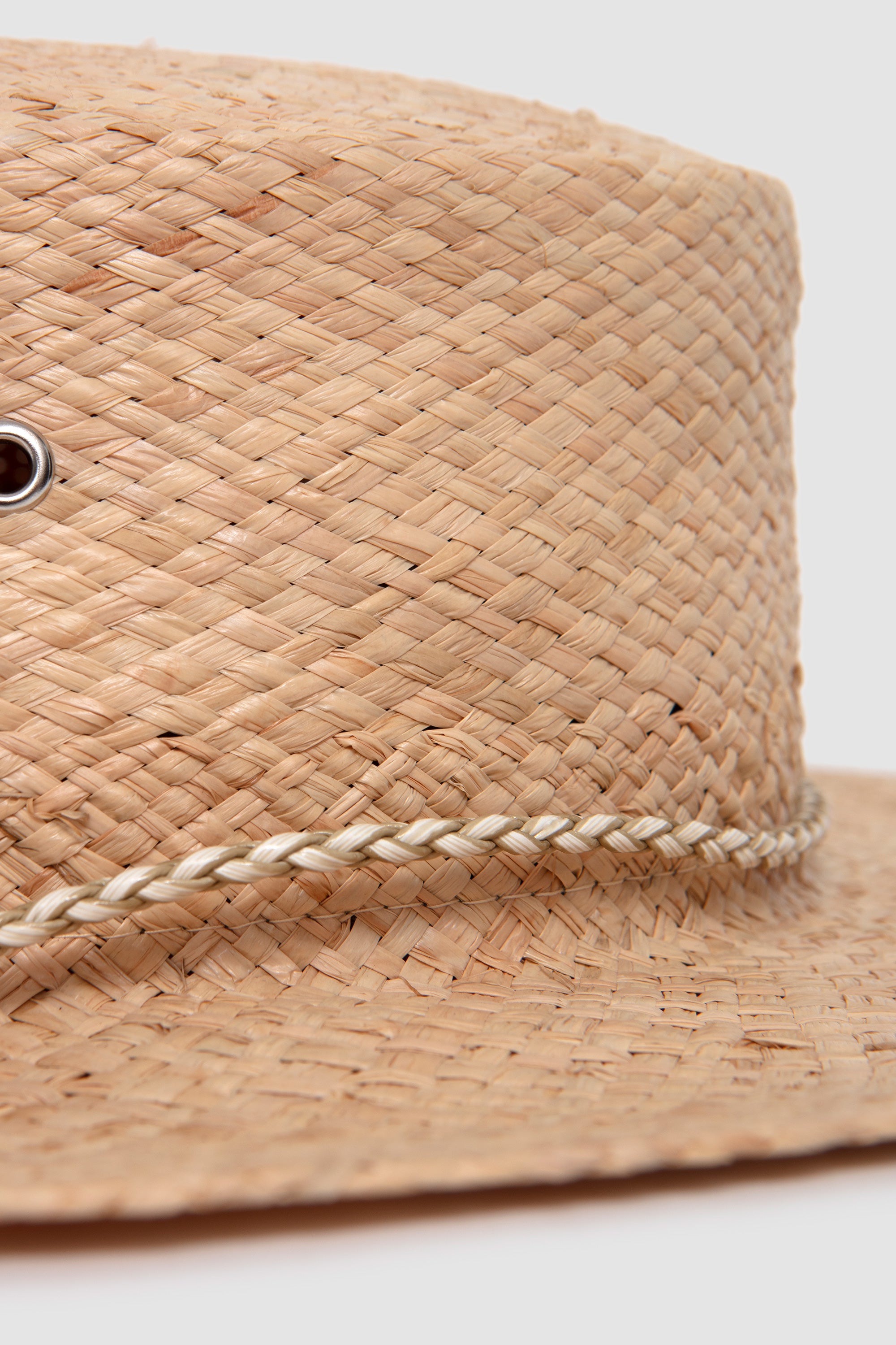 Resort Boater Hat Raffia