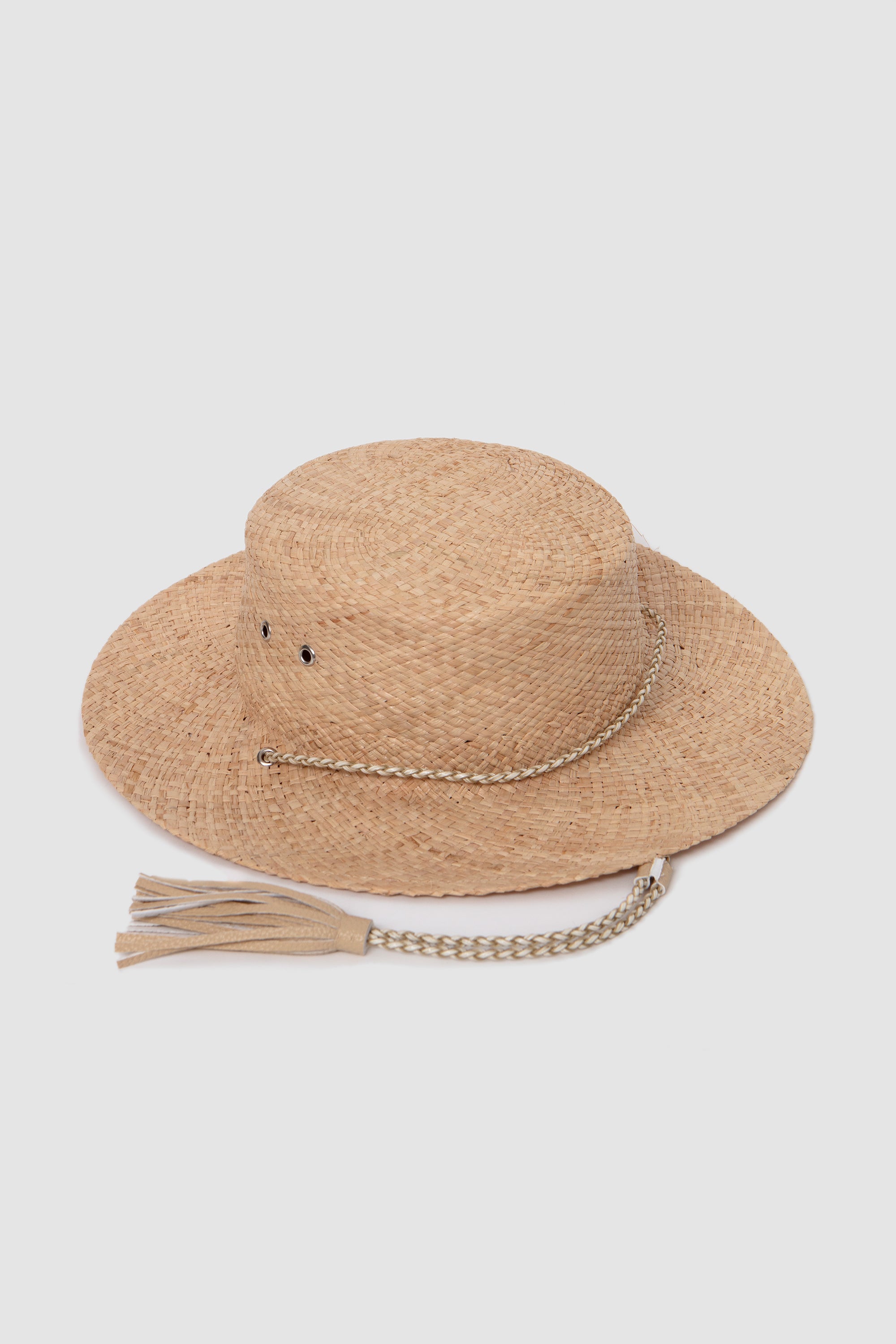 Resort Boater Hat Raffia