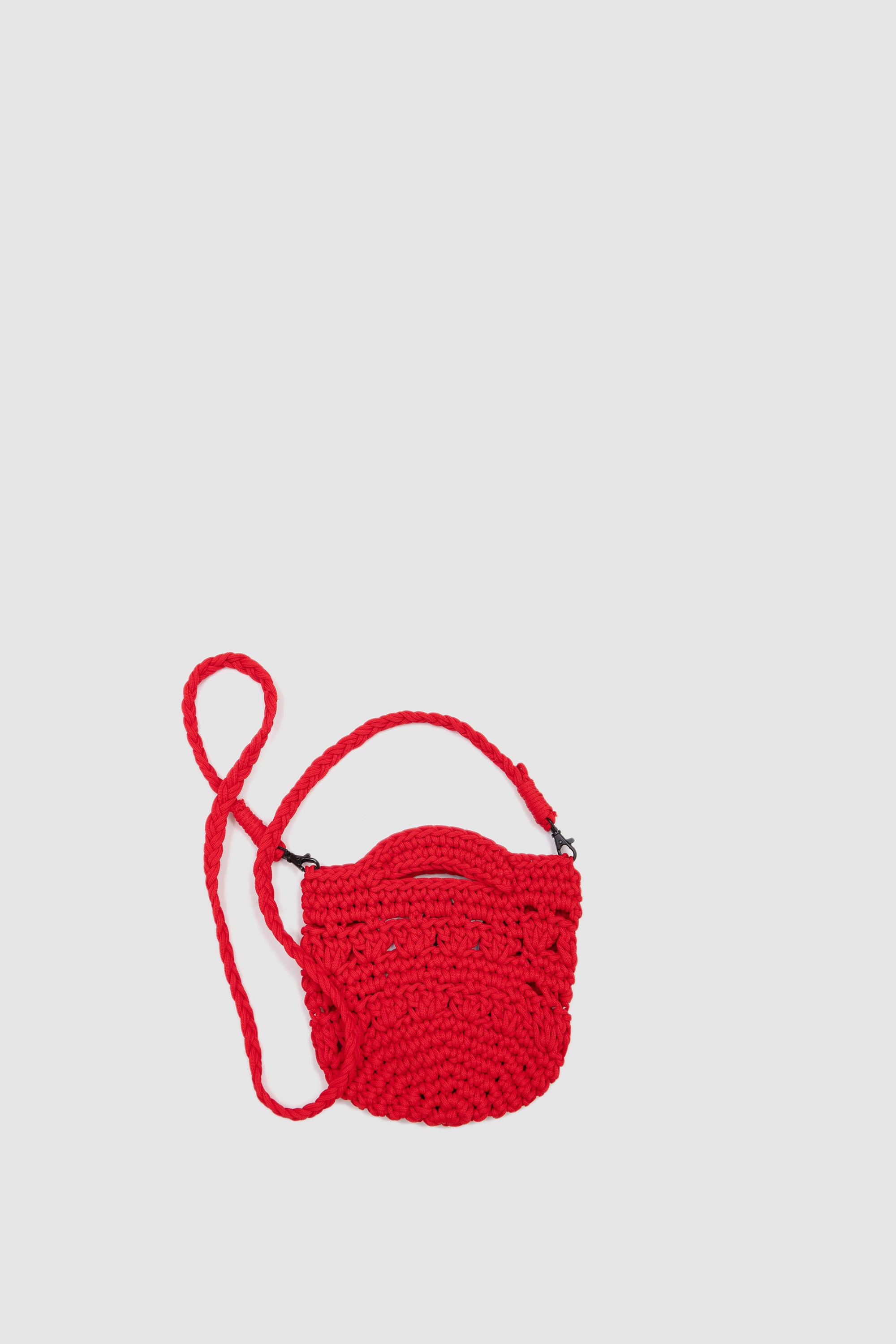 Hand Rope Pouch Red_4