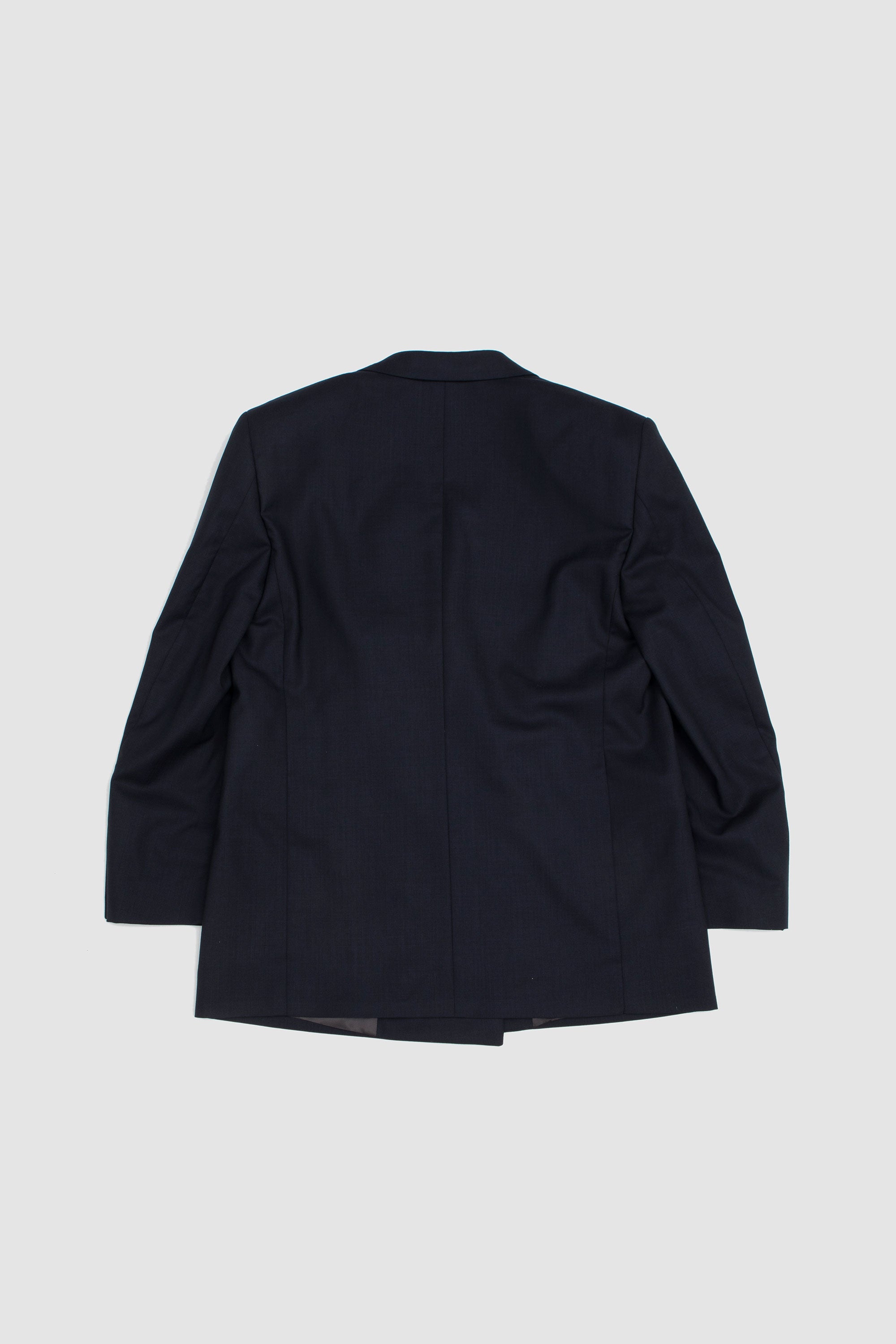 〔Vintage〕90s Black navy Simple suit デカ襟 Vintage〕90s Black navy Simple suit デカ襟