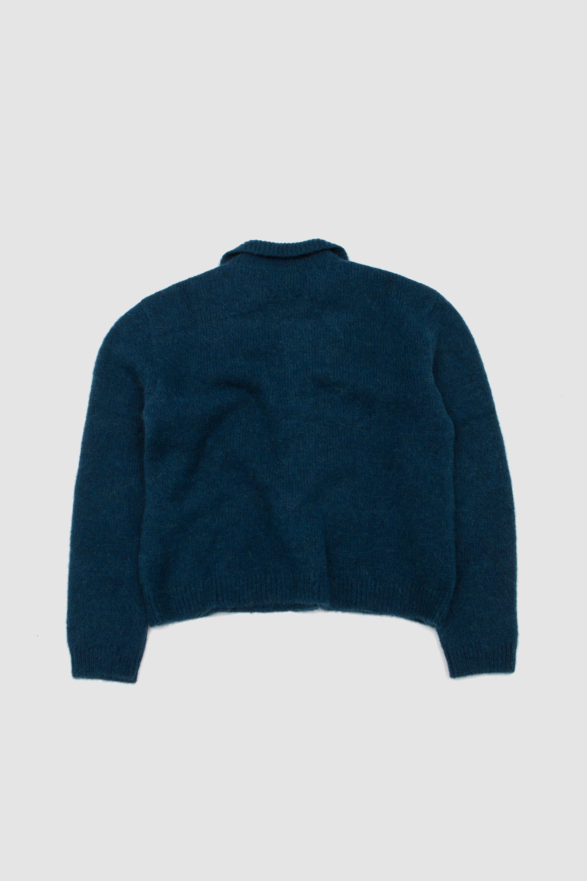 Alpaca Cardigan Dark Petrol_4