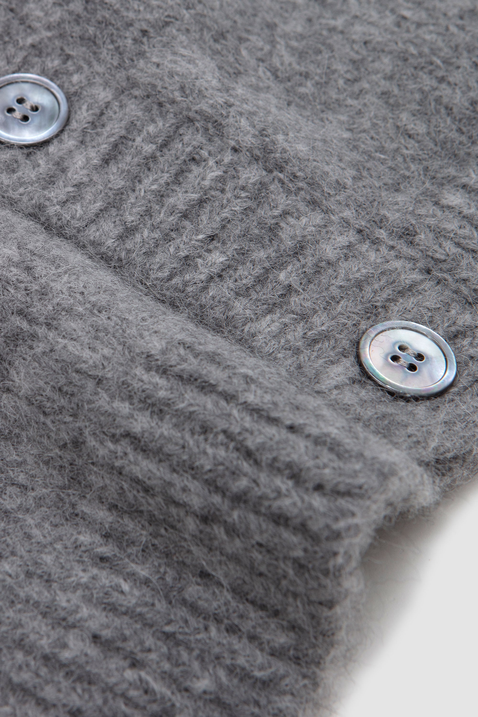 Alpaca Cardigan Grey Melange_3