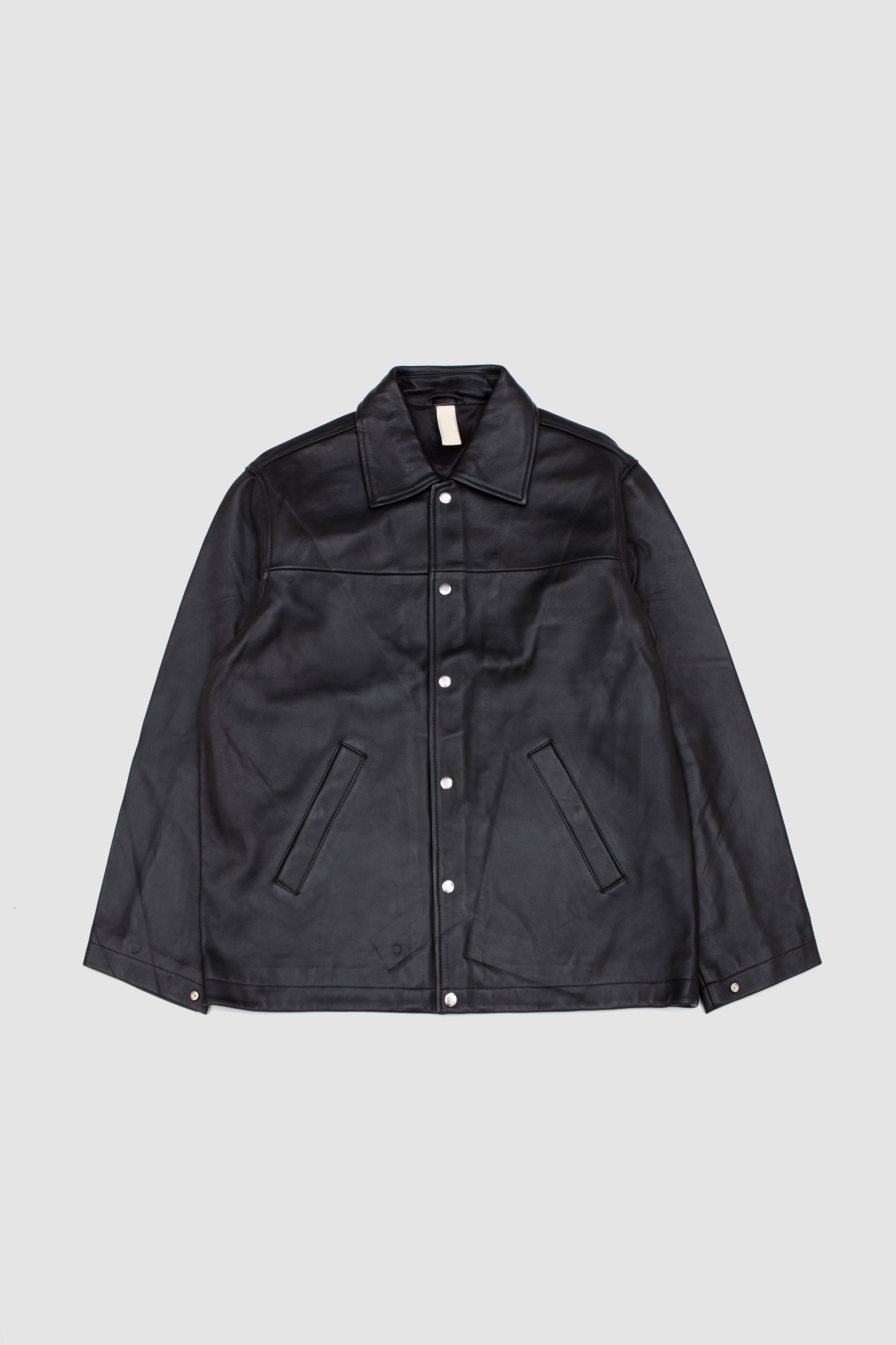 Coach Leather Jacket Black_1