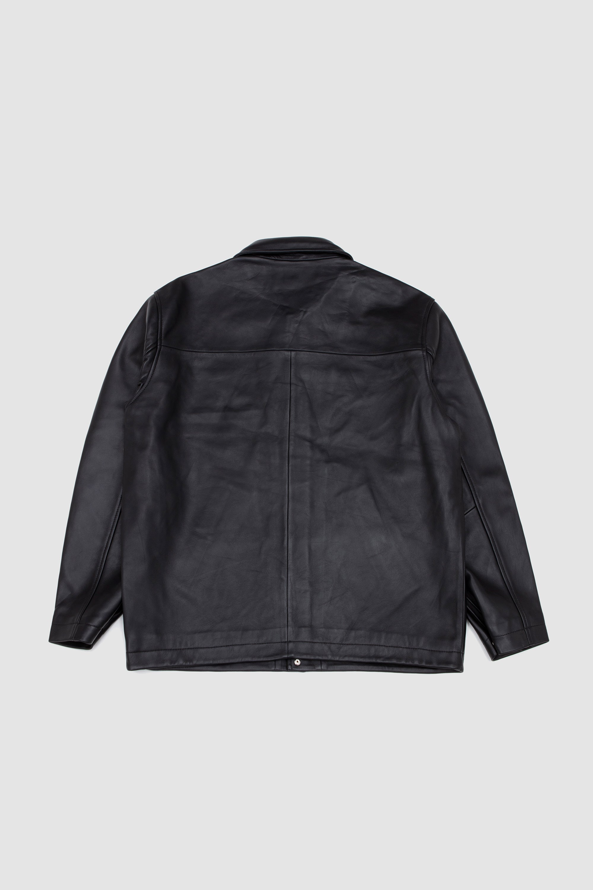 Coach Leather Jacket Black_4