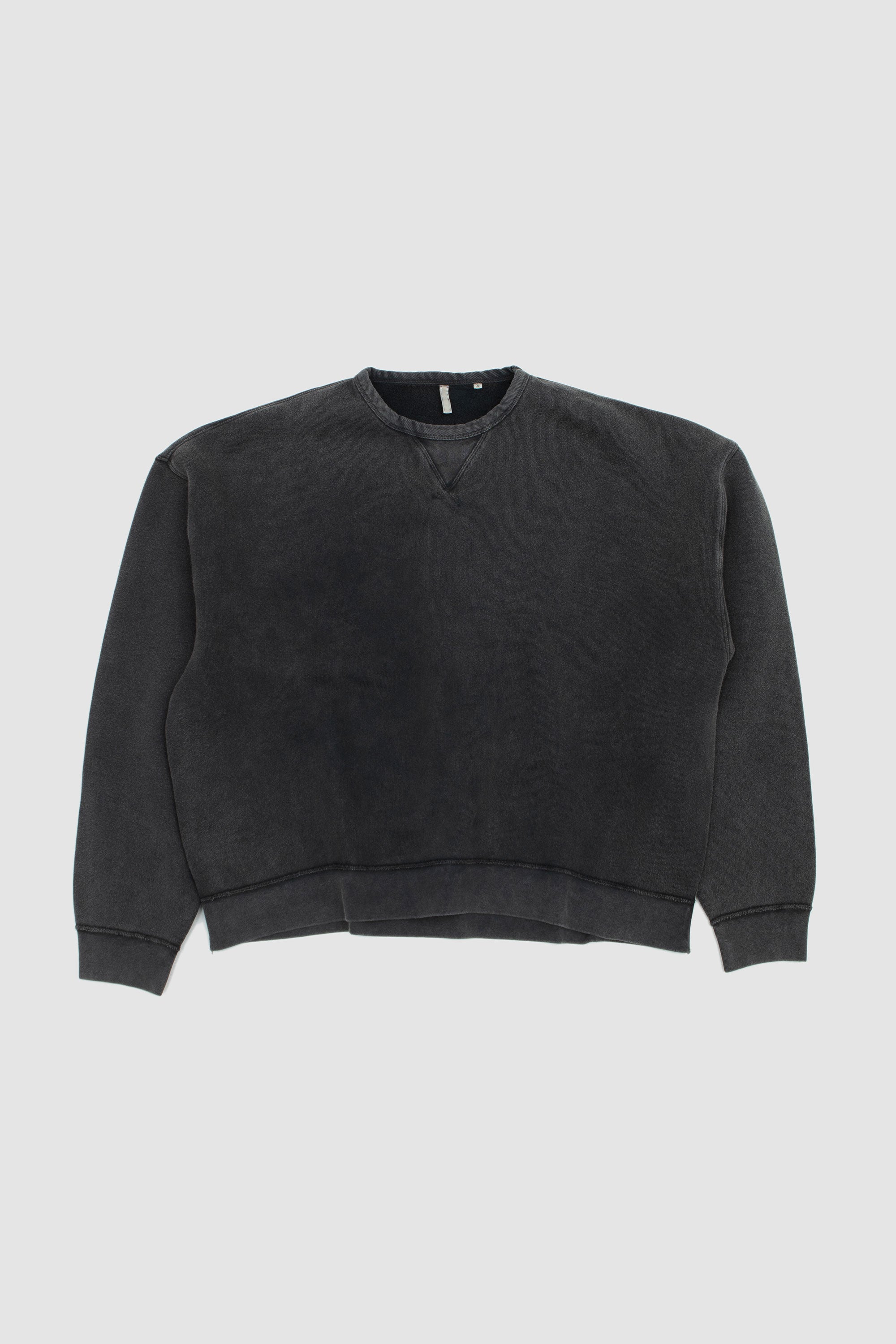 Crew Sweat Antracite Washed