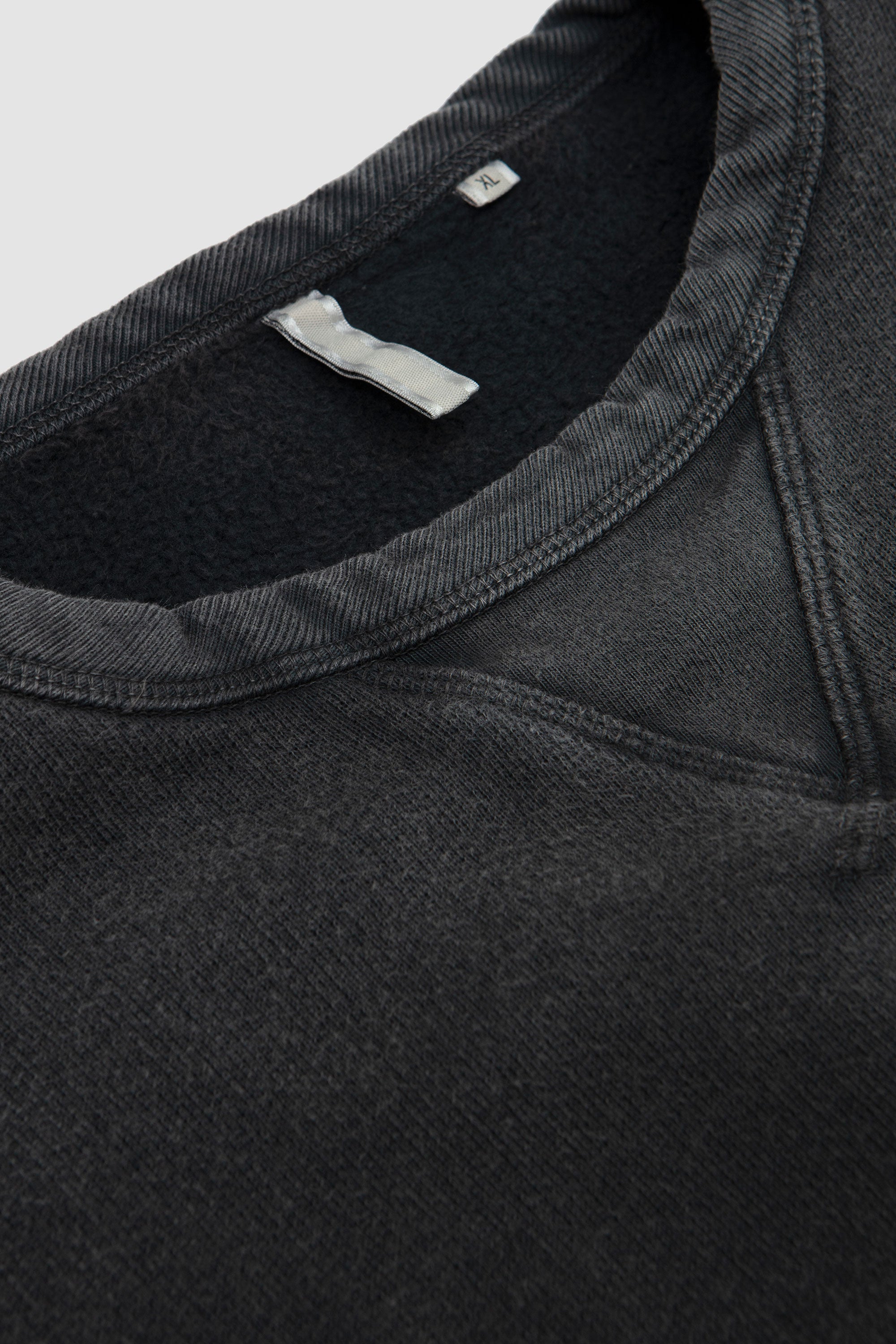 Crew Sweat Antracite Washed