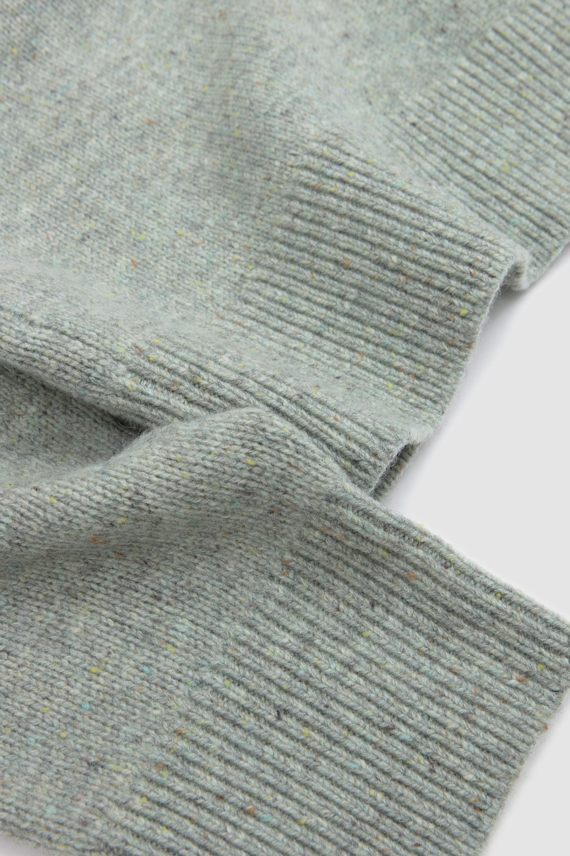 Donegal Zip Cardigan Green