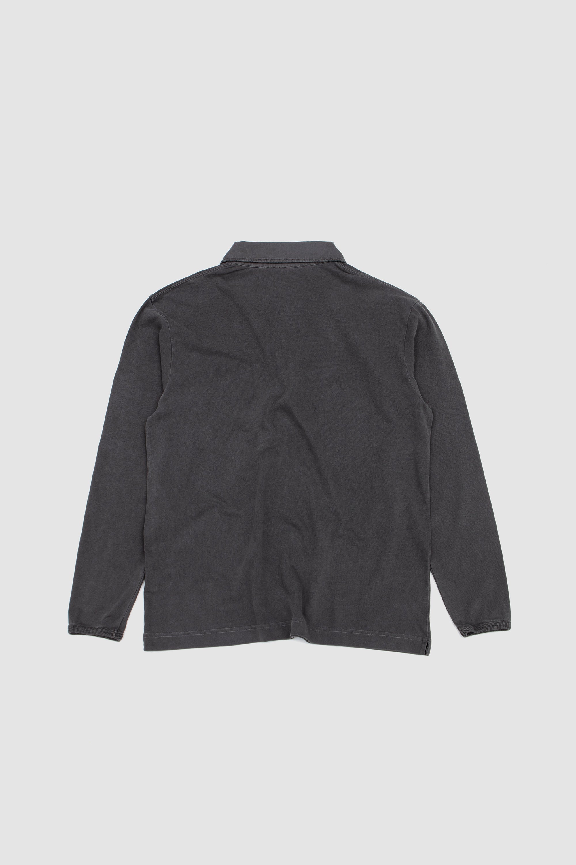 Heavy Jersey Rugby Polo Faded Black_4