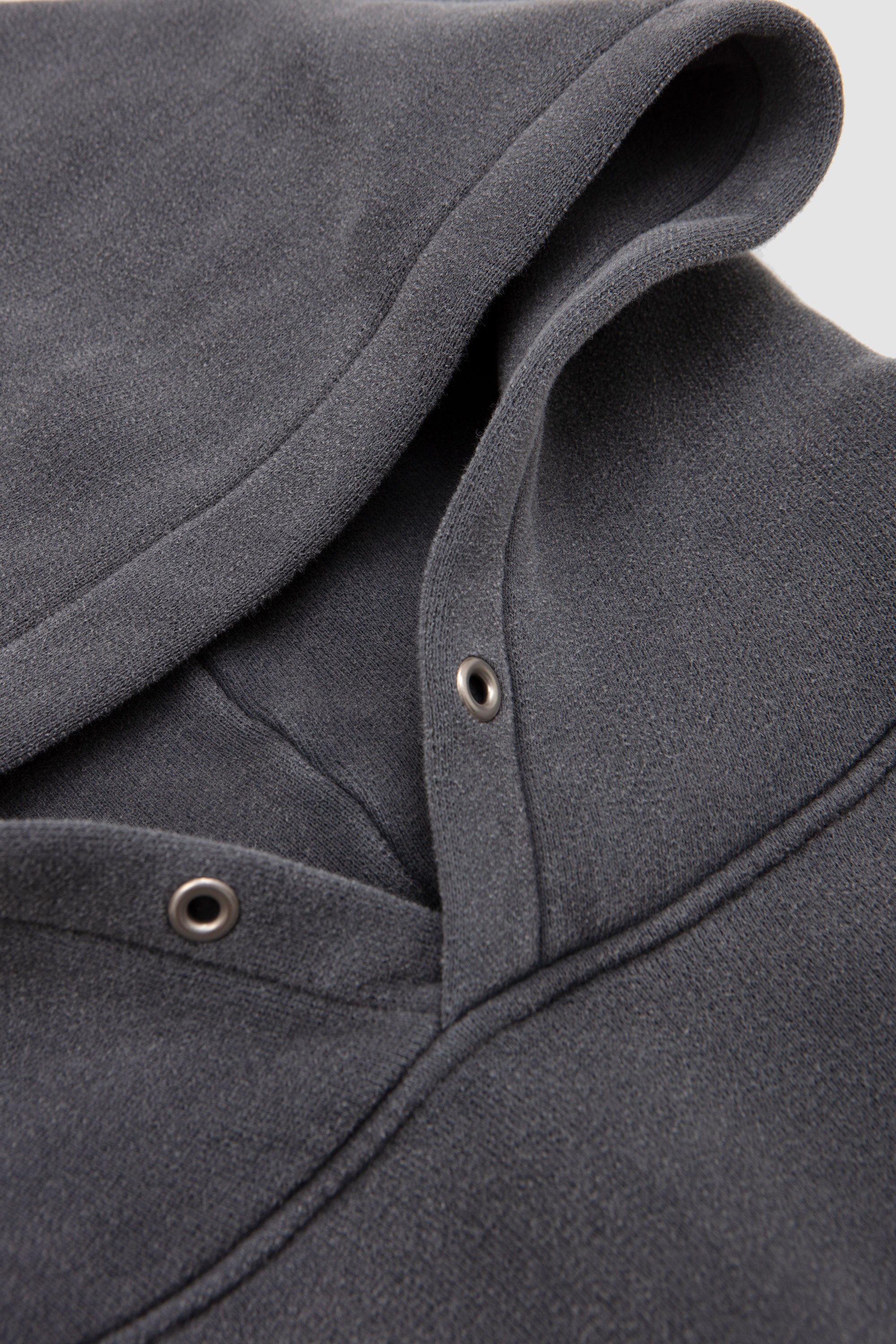 Hood Sweat Antracite Washed
