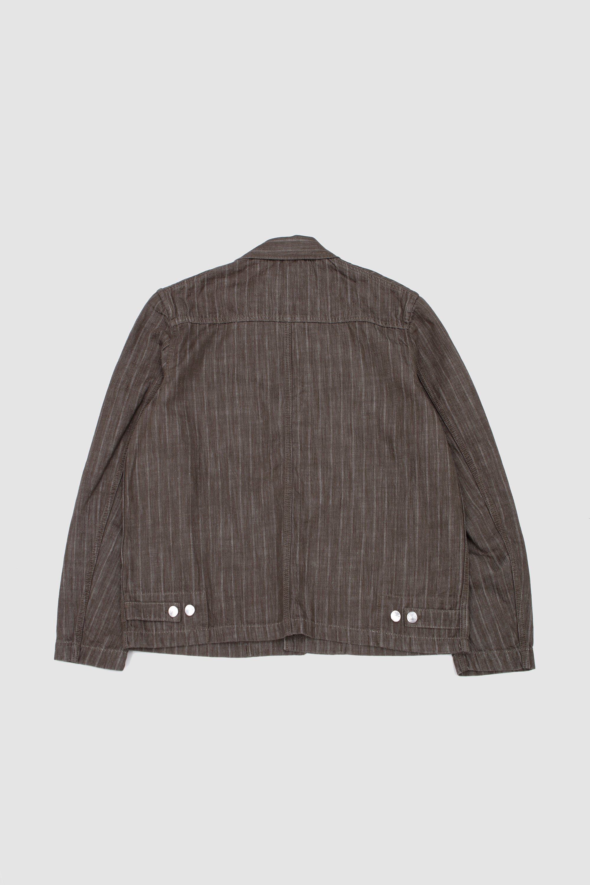 Labour Jacket Stripe Khaki_4
