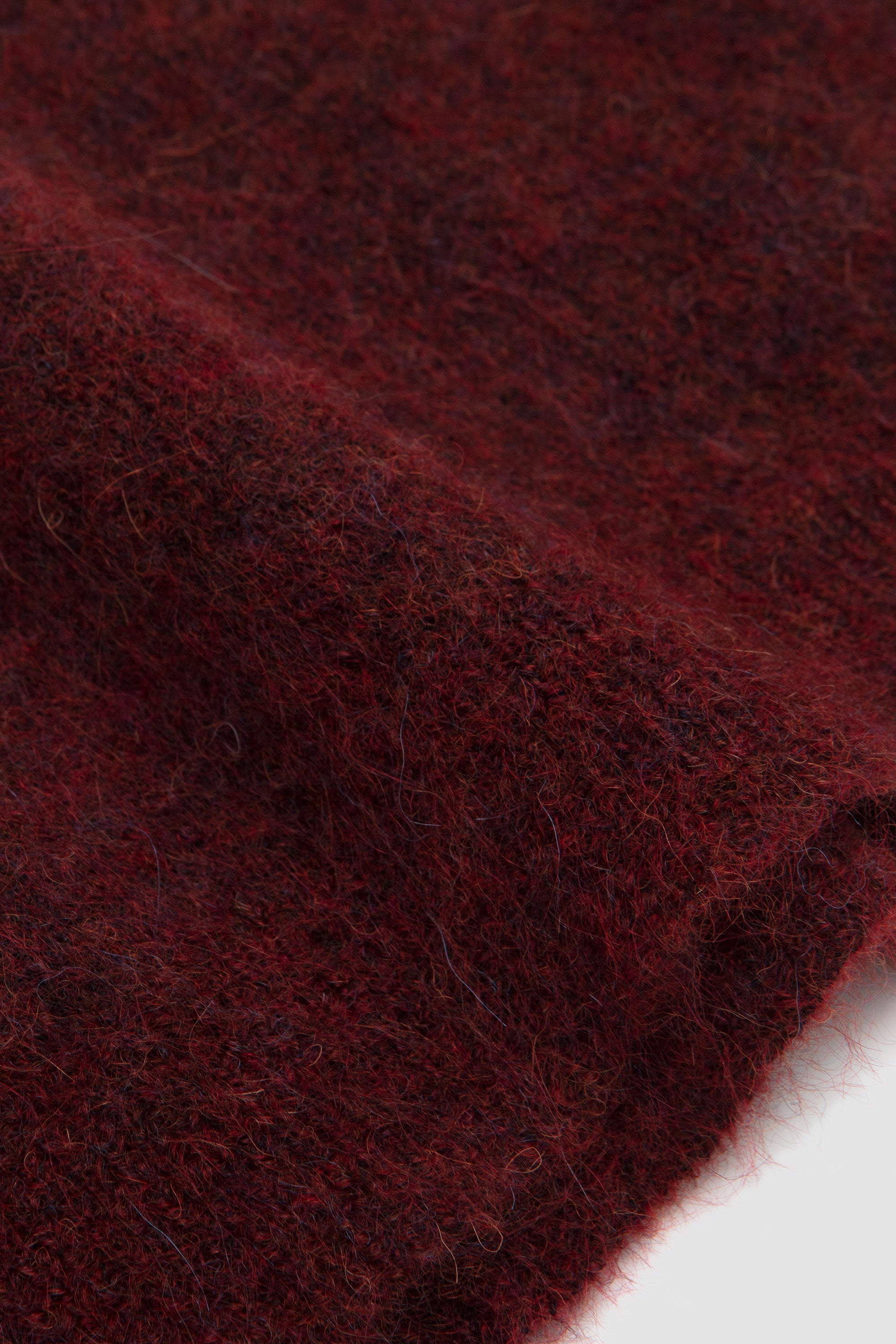 Mohair Polo Burgundy