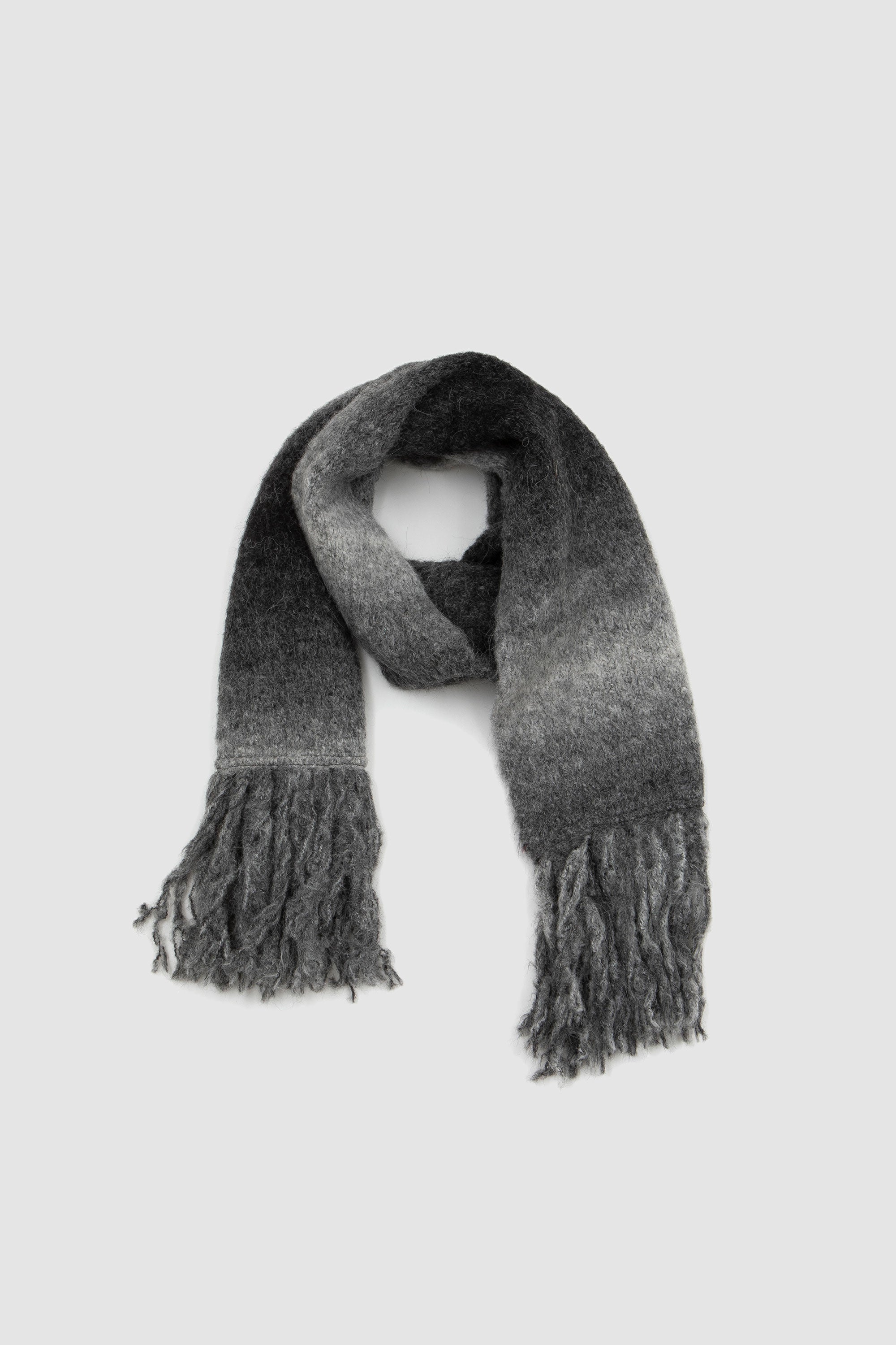 Ombre Scarf Black