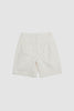 SPORTIVO STORE_Pleated Shorts White