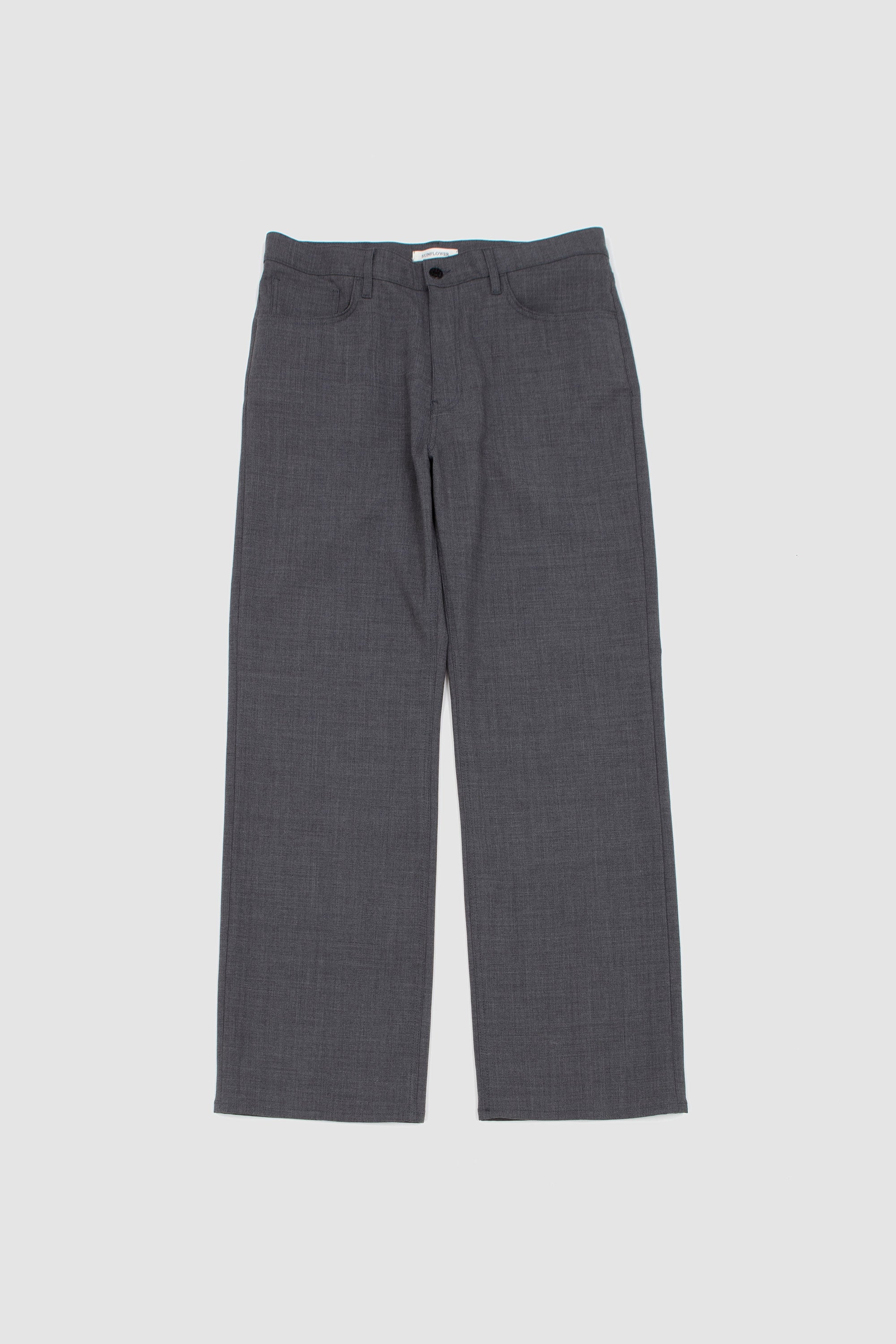 SPORTIVO [Brushed chino one tuck wide pants brown]