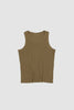 SPORTIVO STORE_Rib Tank Top Khaki