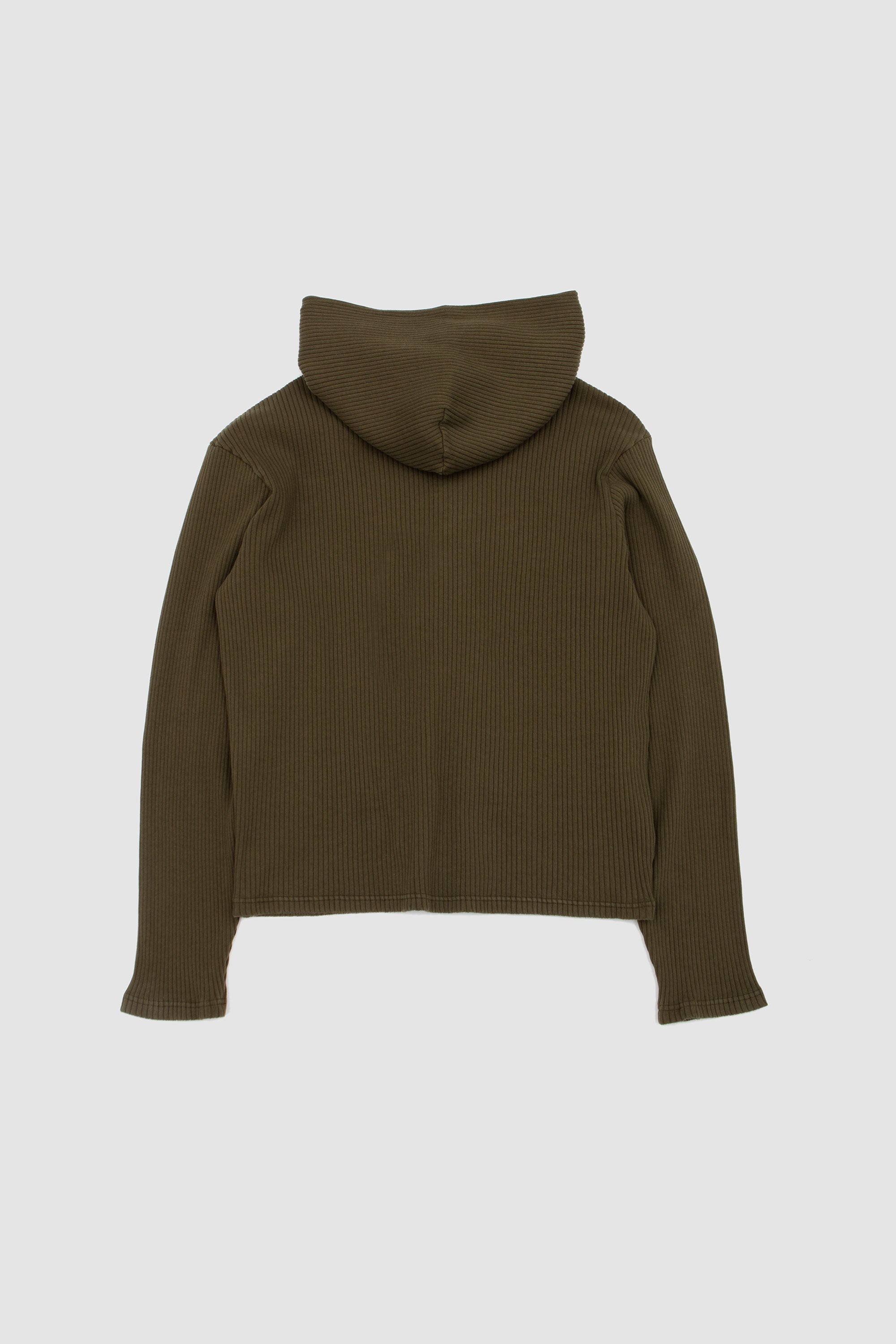 Rib Zip Sweat Green_4