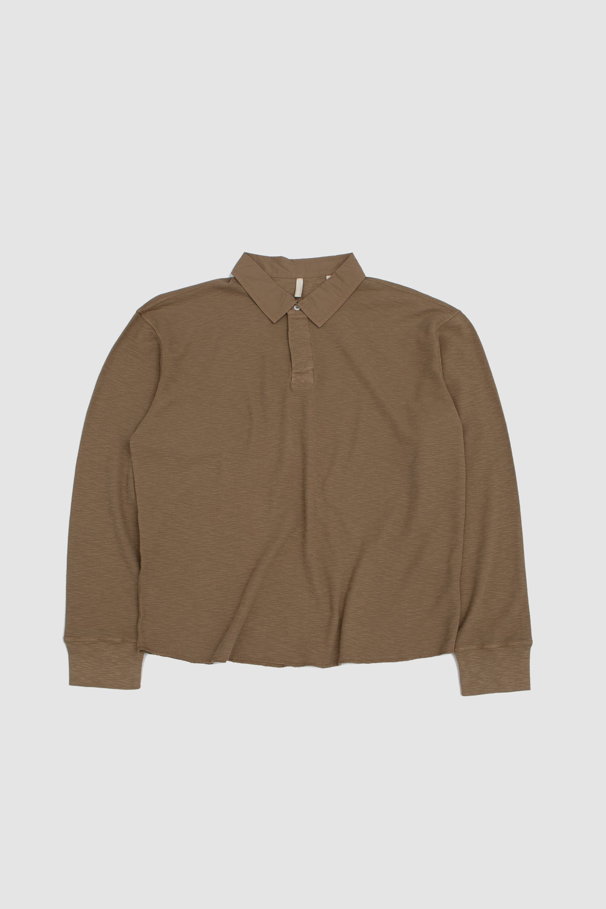 Rugby Waffle LS Tee Khaki