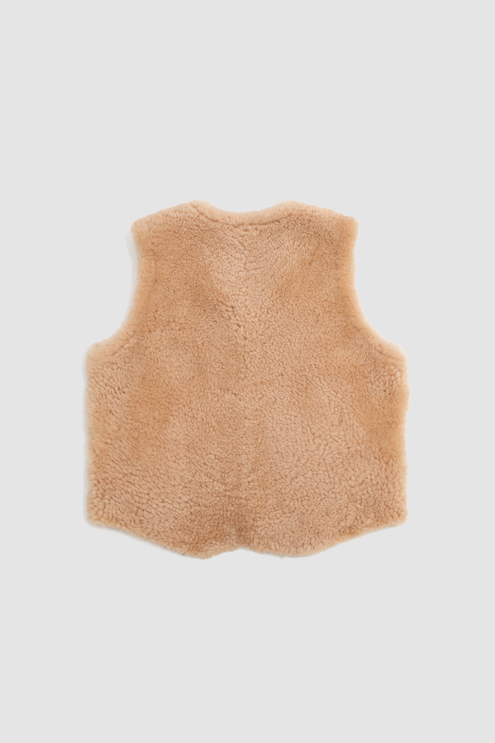Shearling Vest Beige_5
