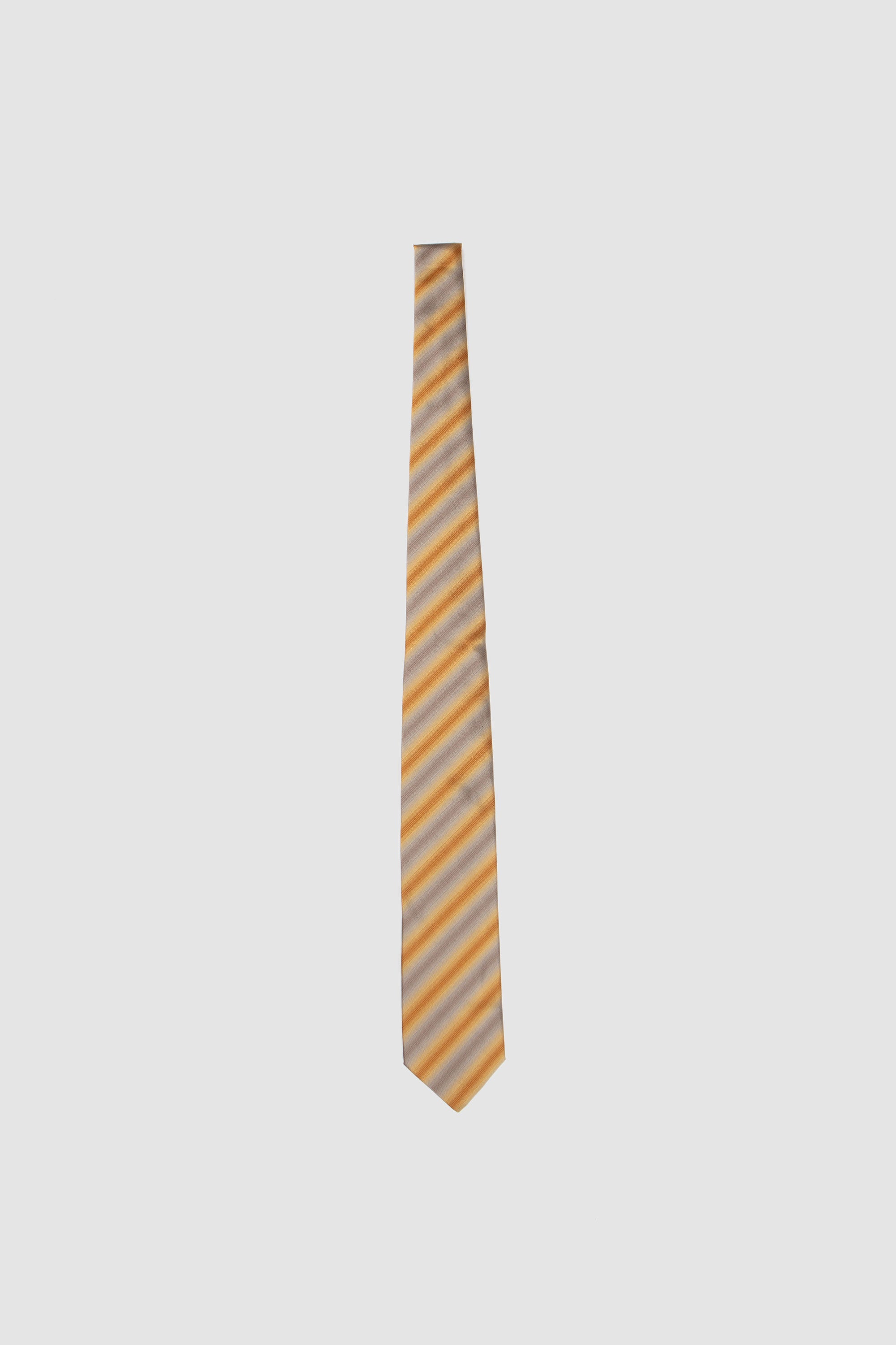 Silk Tie Beige Stripes