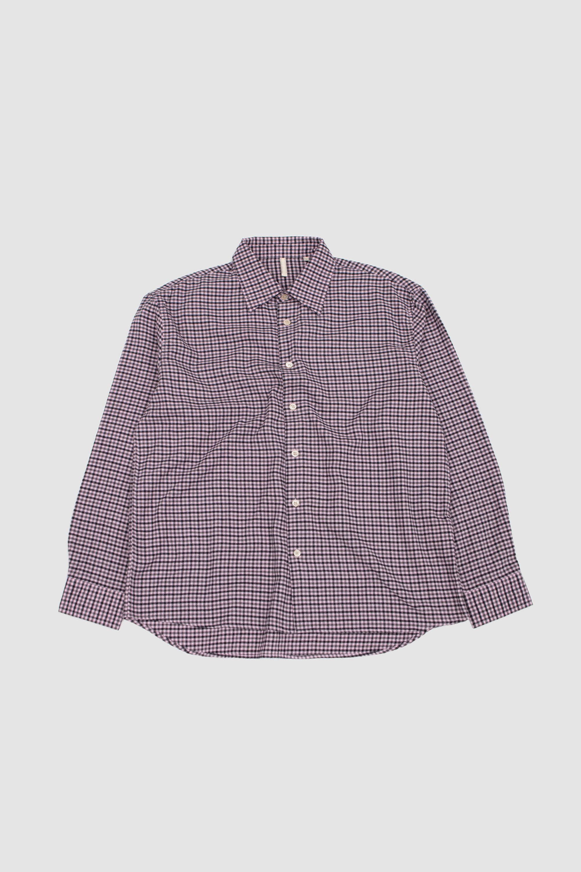 SPORTIVO [Silk broad button down shirt sax blue chambray]