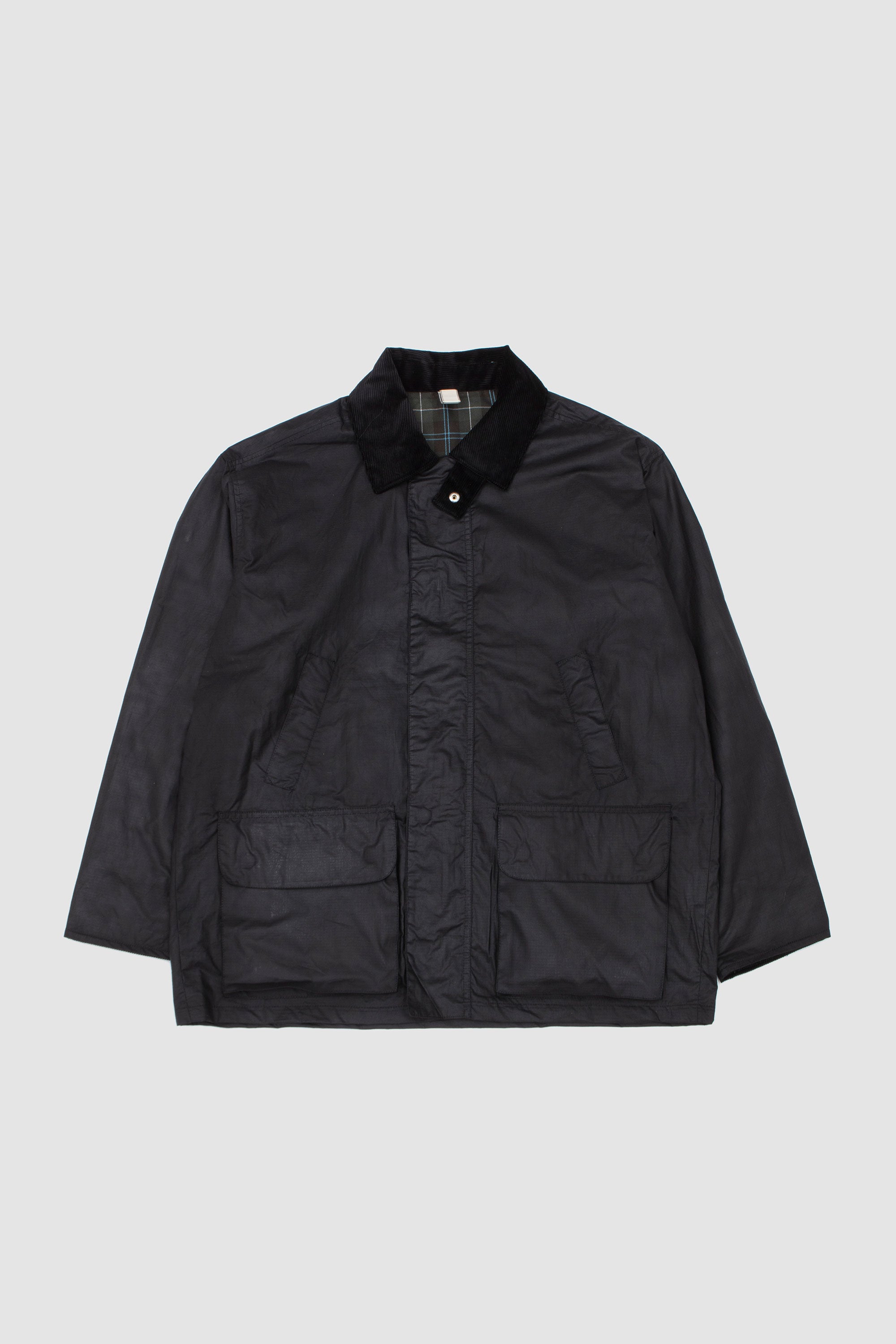 Waxed Ripstop Leisure Jacket Black