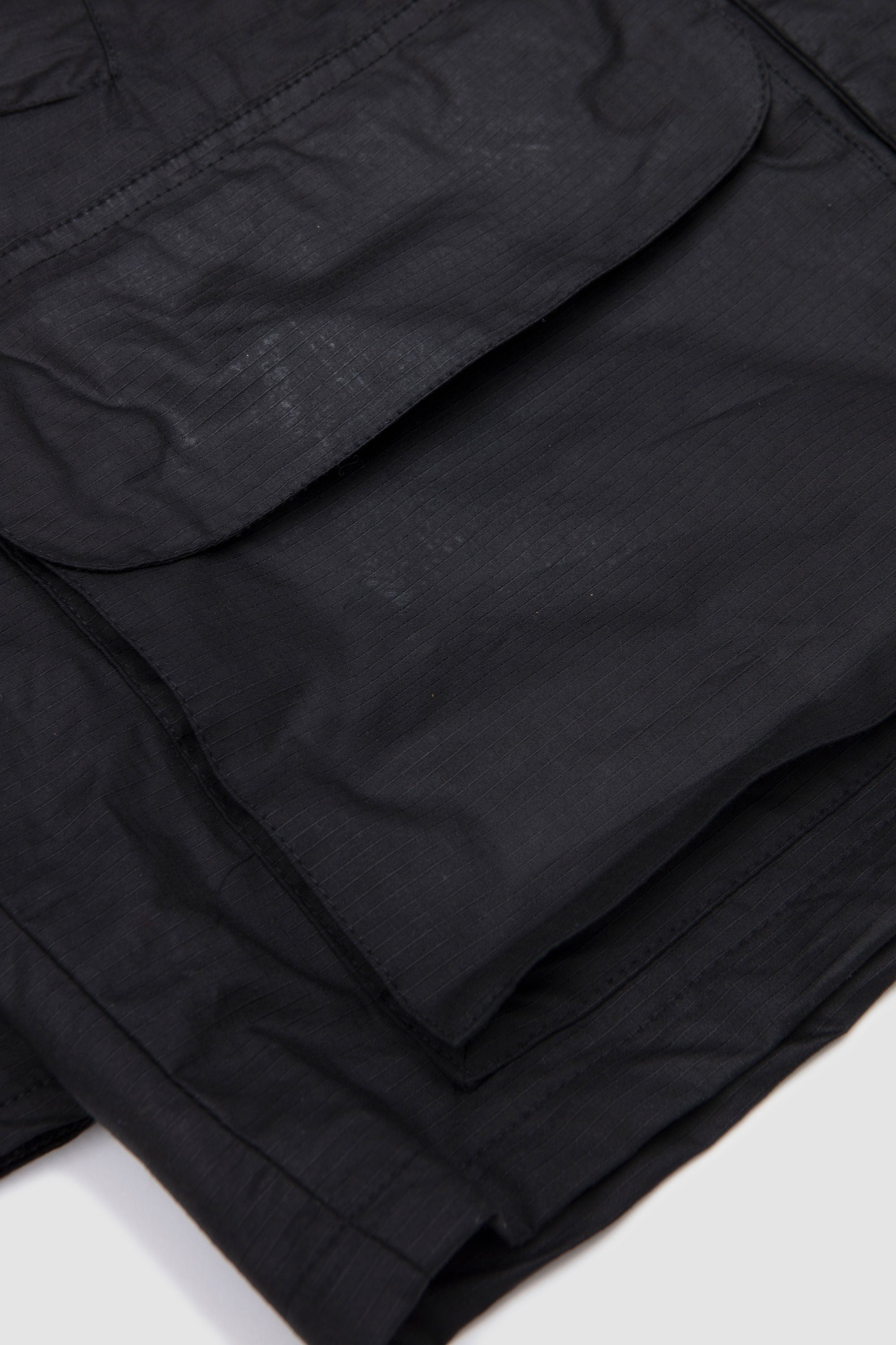 Waxed Ripstop Leisure Jacket Black