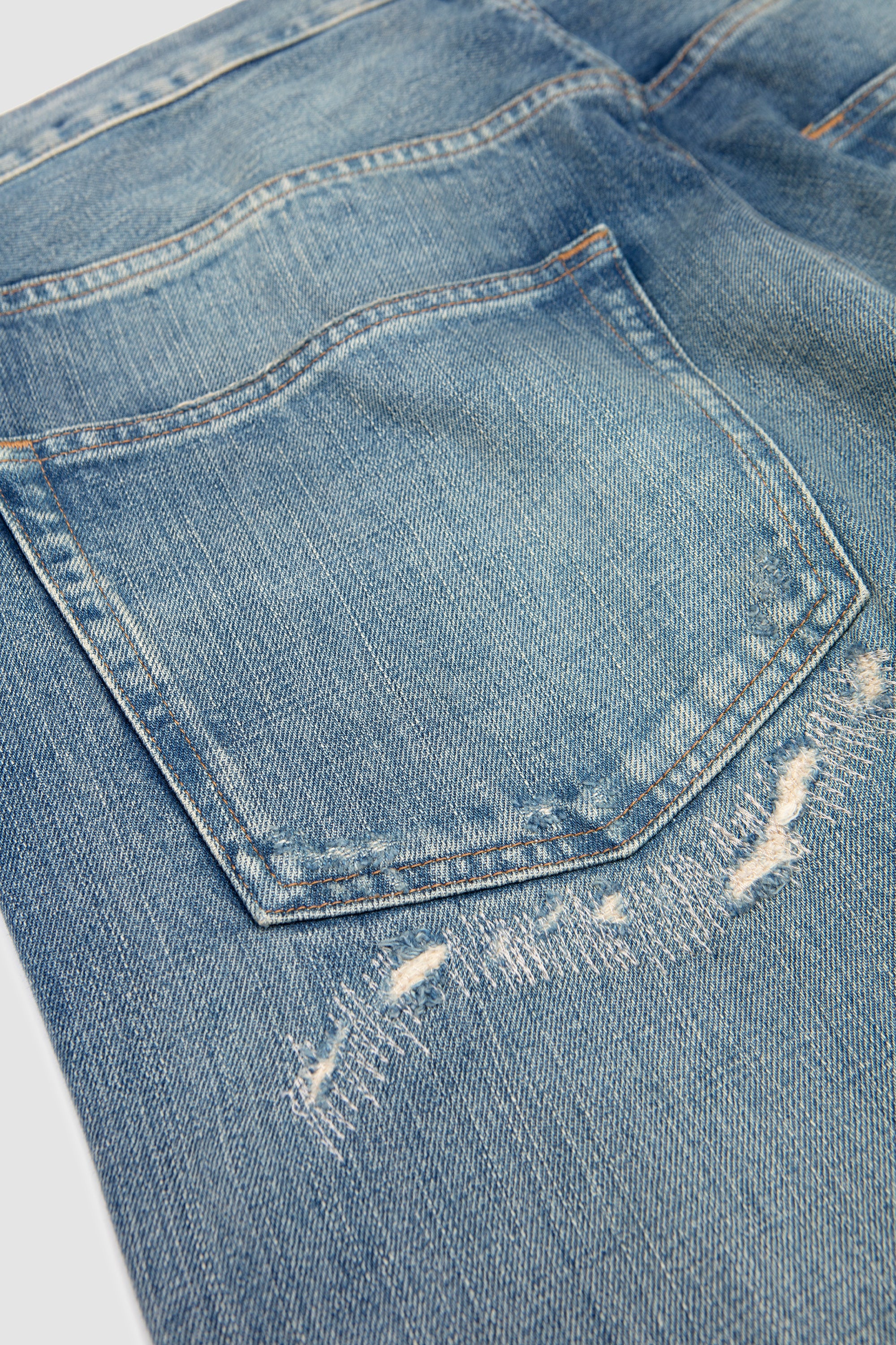 Wide Twist Well Worn Blue