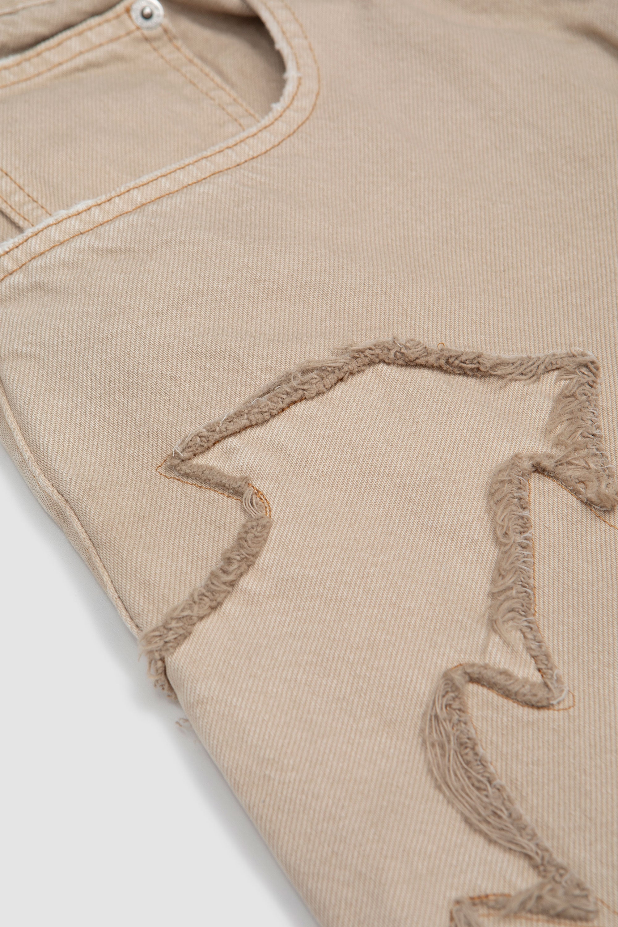 Wide Twist Patch Vintage Sand